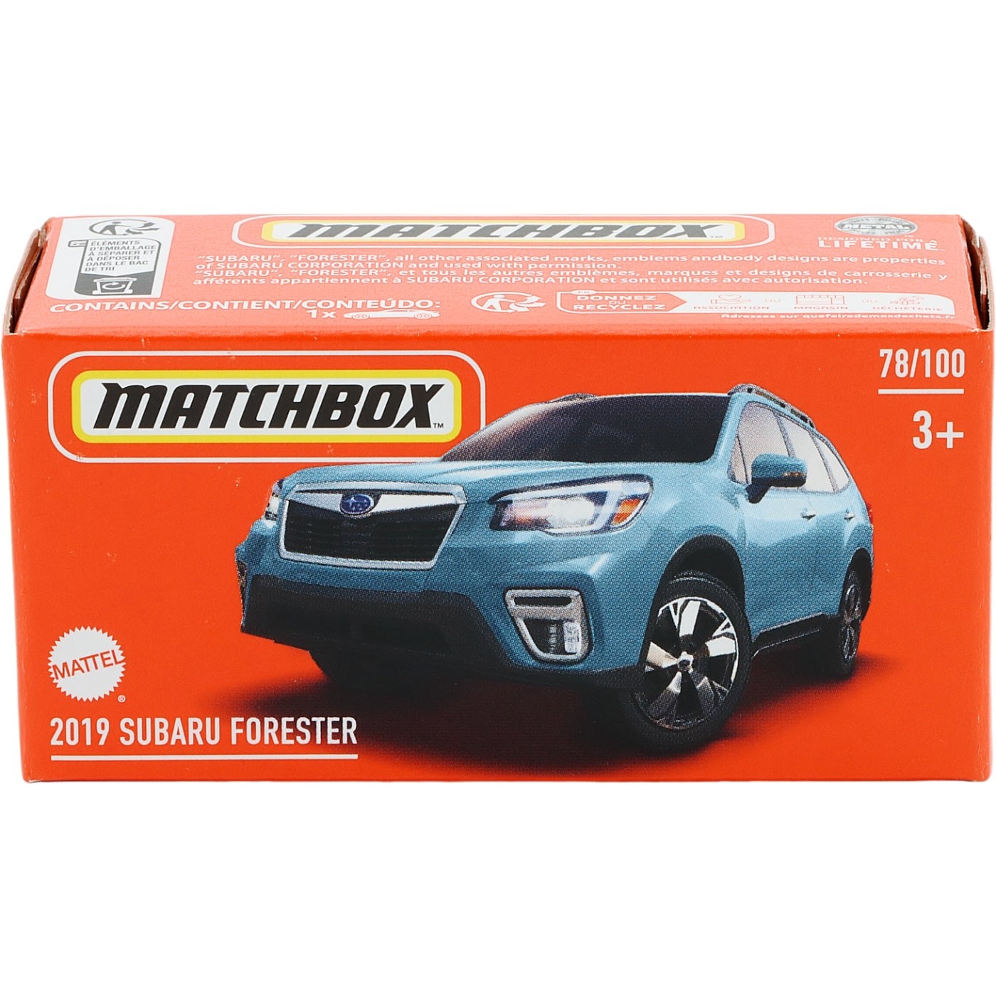 2019 Subaru Forester – Blå – Power Grab – Matchbox