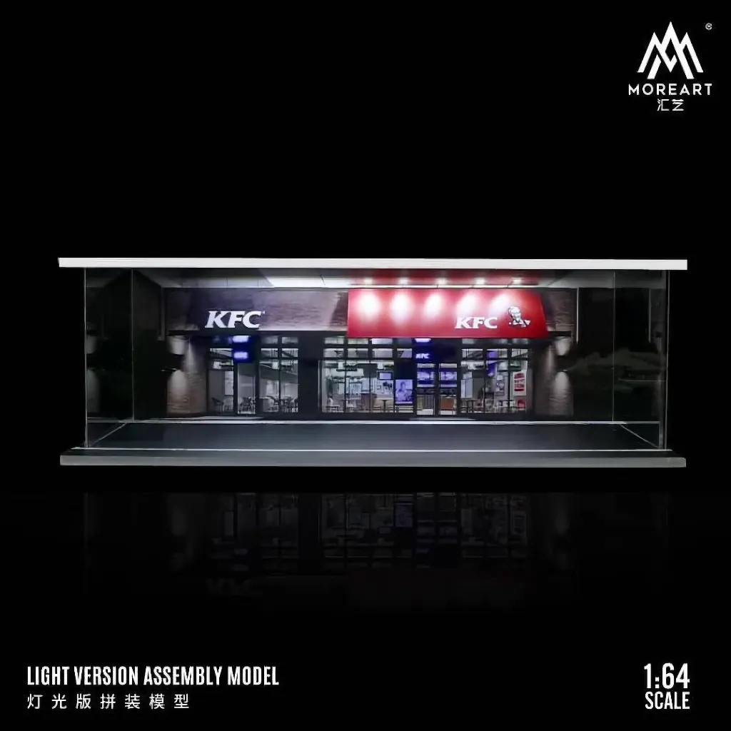 KFC Diorama - LED-belysning - 1:64