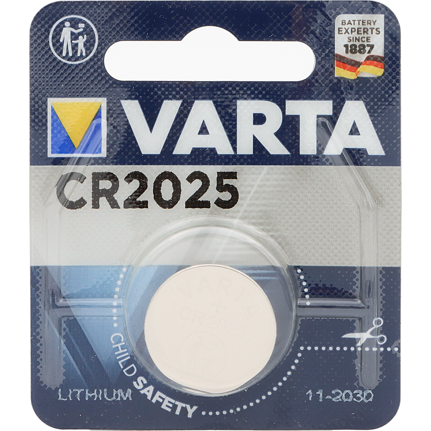 Batteri CR2025 (1-pack) - 3V - Lithium - Varta