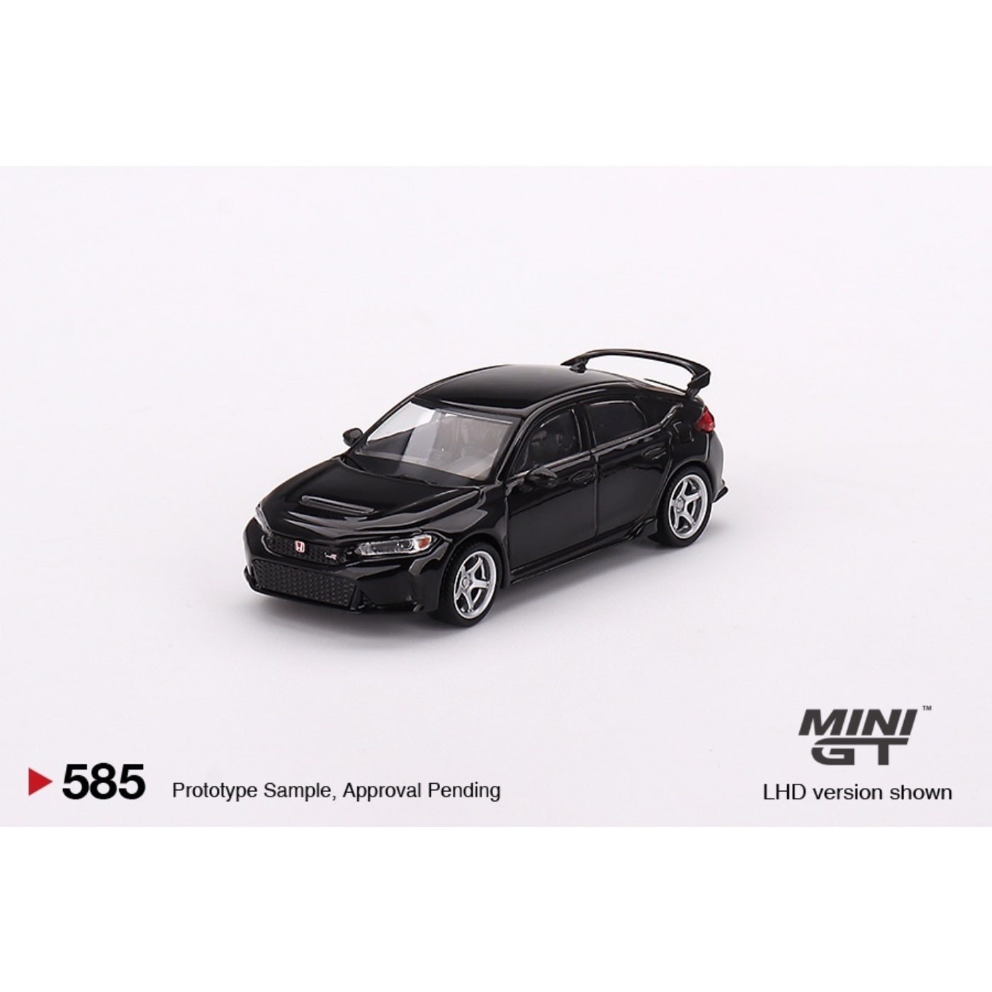 Honda Civic TYPE R – 2023 – Svart – 585 – Mini GT – 1:64