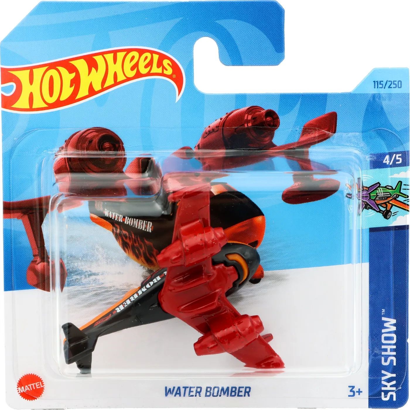 Läs mer om Water Bomber - Sky Show - Svart och Röd - Hot Wheels