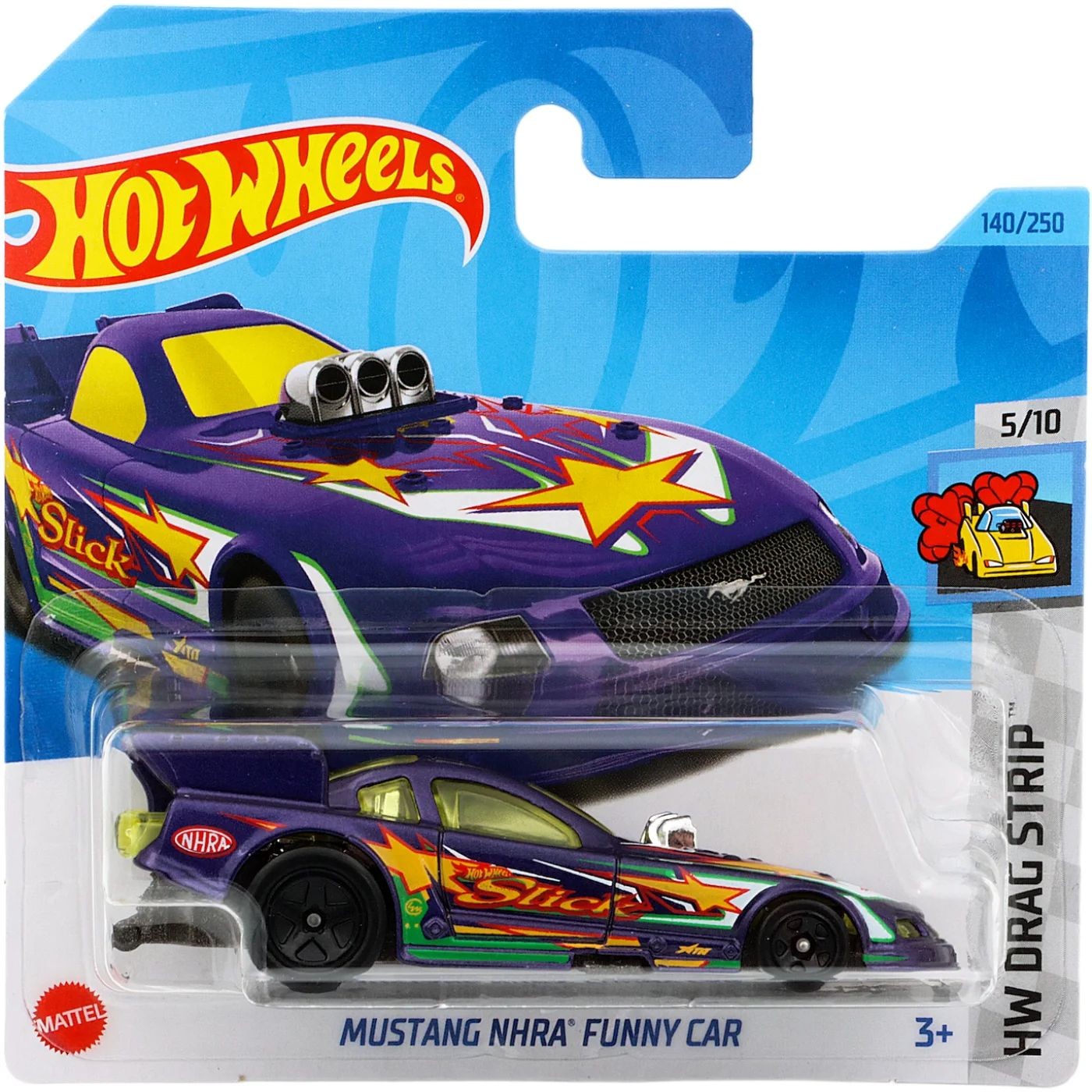 Läs mer om Mustang NHRA Funny Car - HW drag Strip - Lila - Hot Wheels