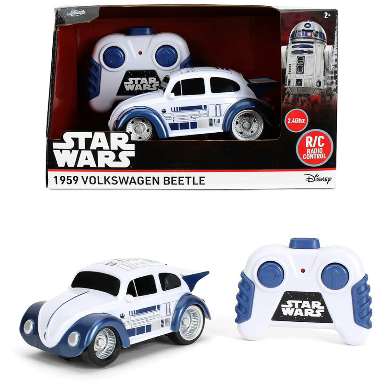 1959 Volkswagen Beetle - RC - Star Wars R2D2 - Jada - 1:32