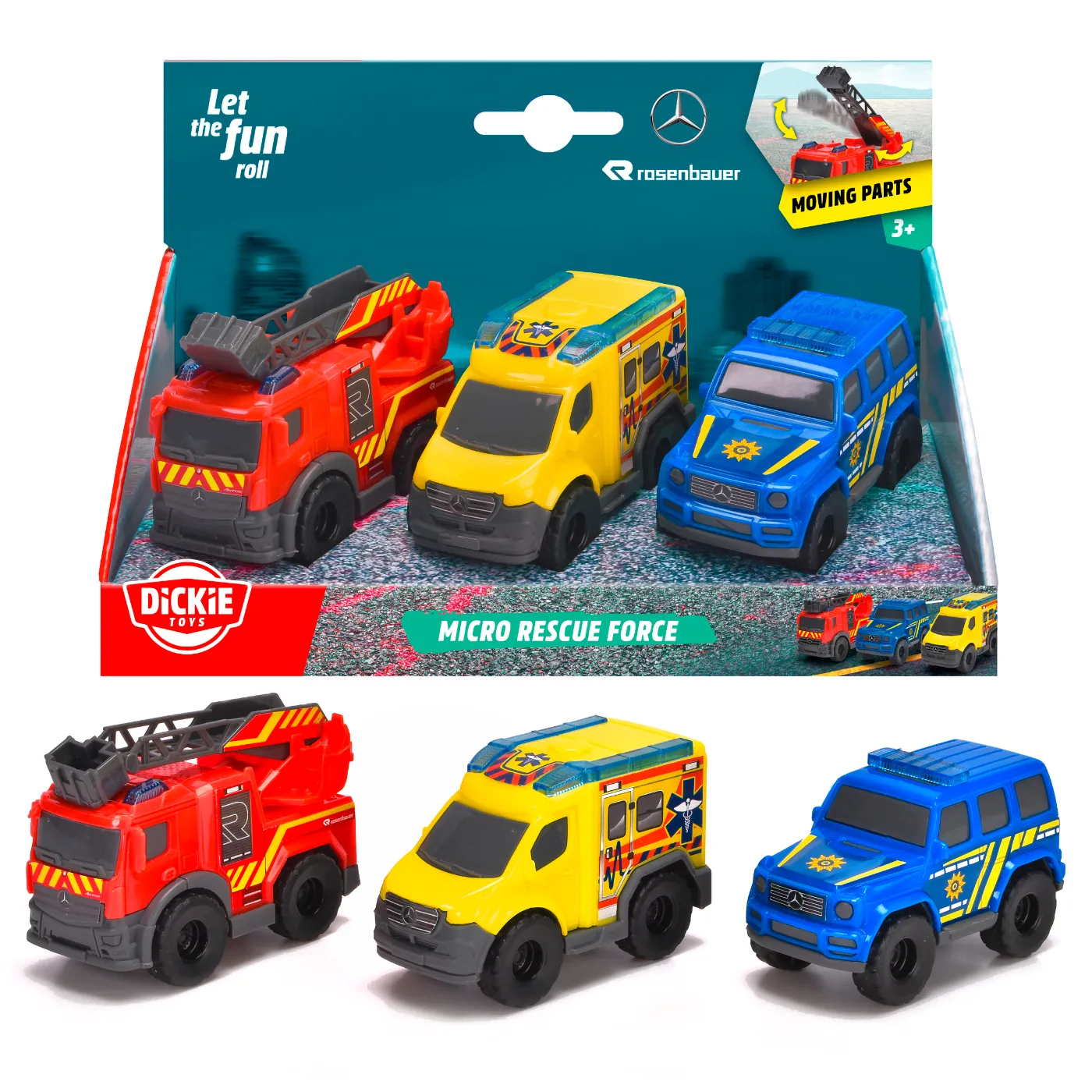 Micro Rescue Force – Mercedes-Benz – Dickie Toys