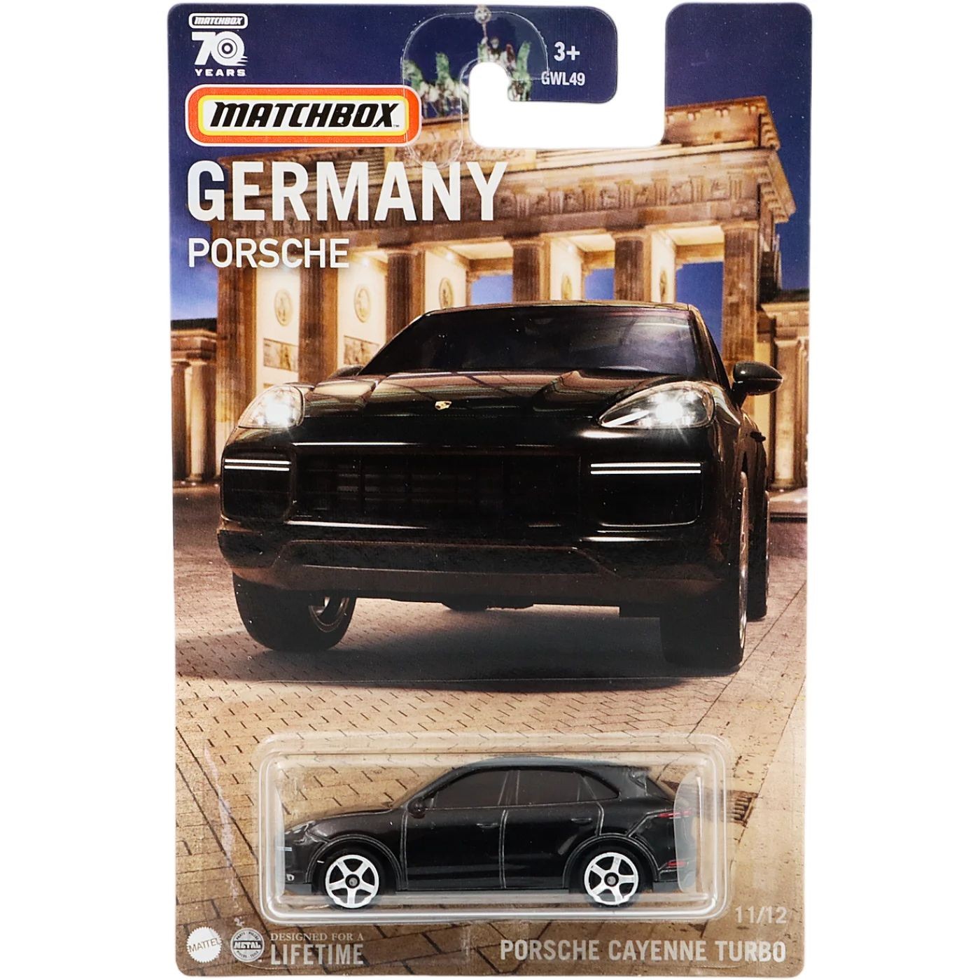 Läs mer om Porsche Cayenne Turbo - Svart - Germany 11/12 - Matchbox