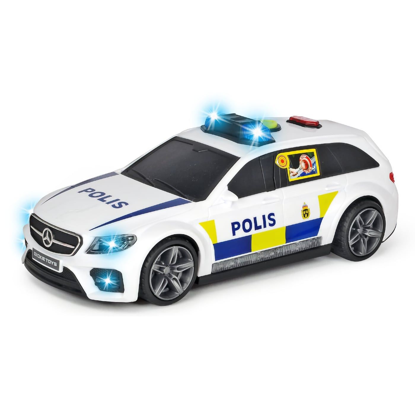 Läs mer om Polisbil - Mercedes AMG E 43 - Batterileksak - Dickie Toys