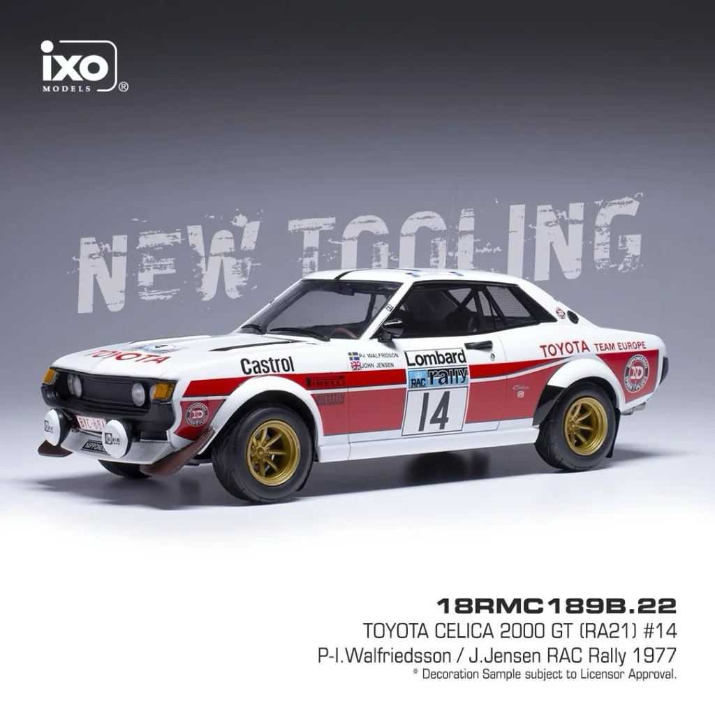 Toyota Celica 2000 GT - Walfridson / Jensen - Ixo - 1:18