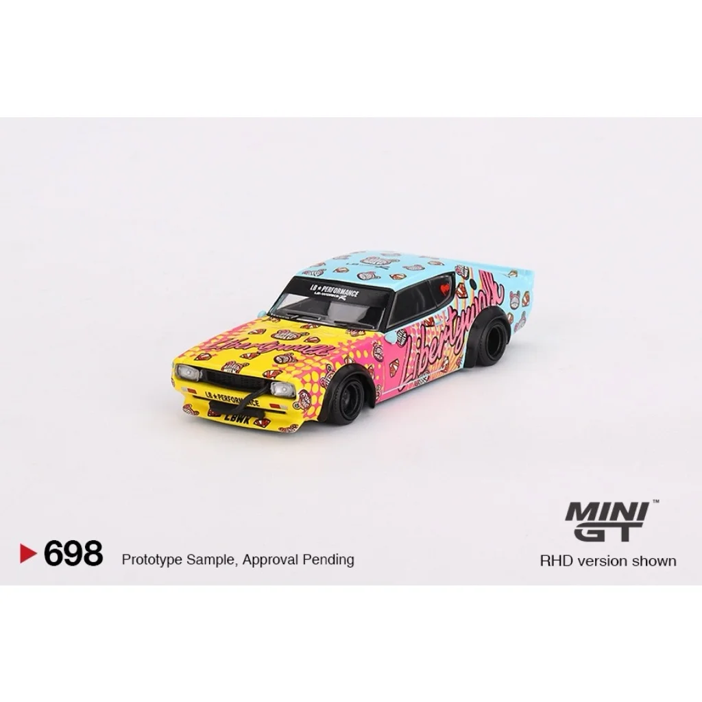 Nissan Skyline Kenmeri Liberty Walk - KUMA - Mini GT - 1:64