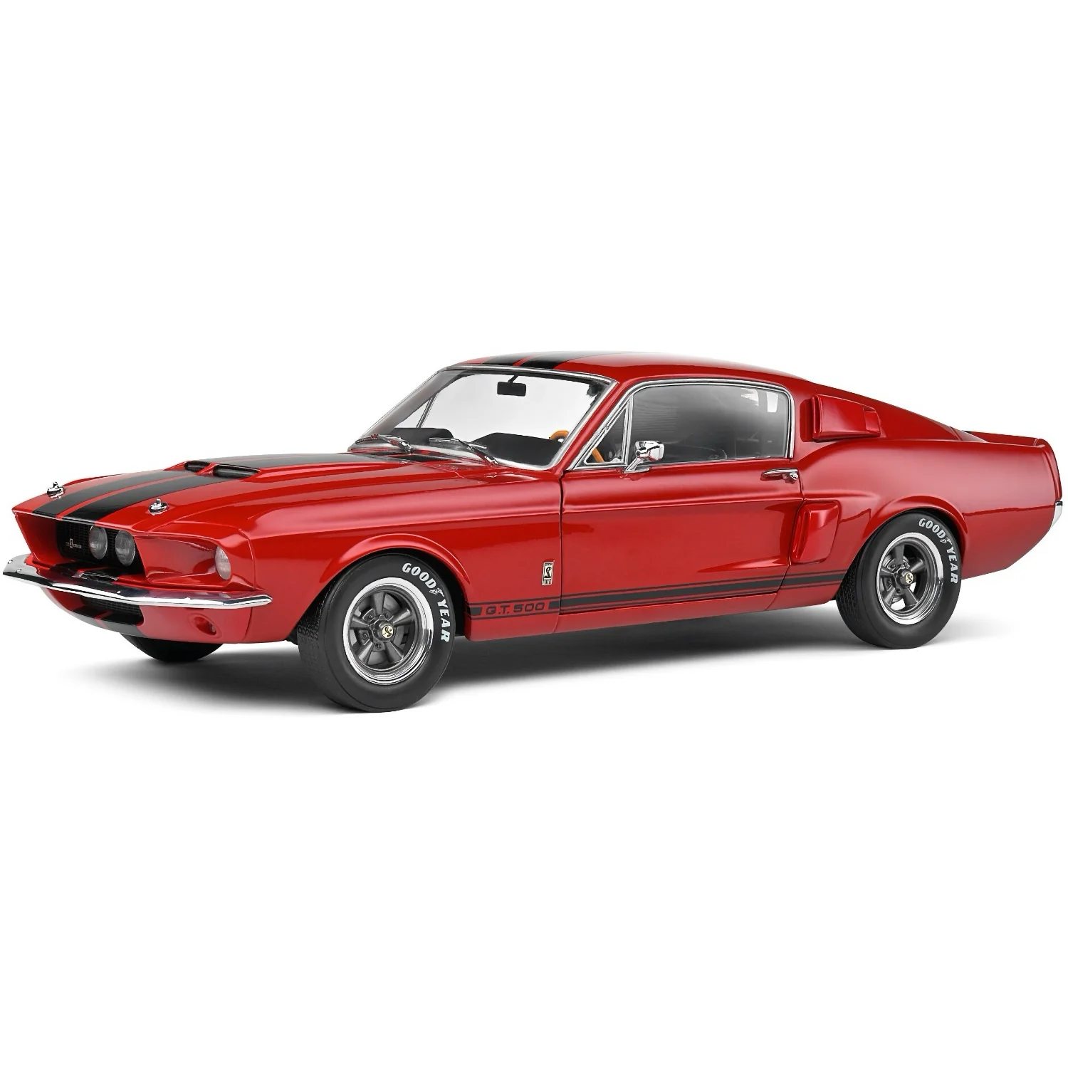 Shelby GT500 - Röd / Svart - 1967 - Solido - 1:18