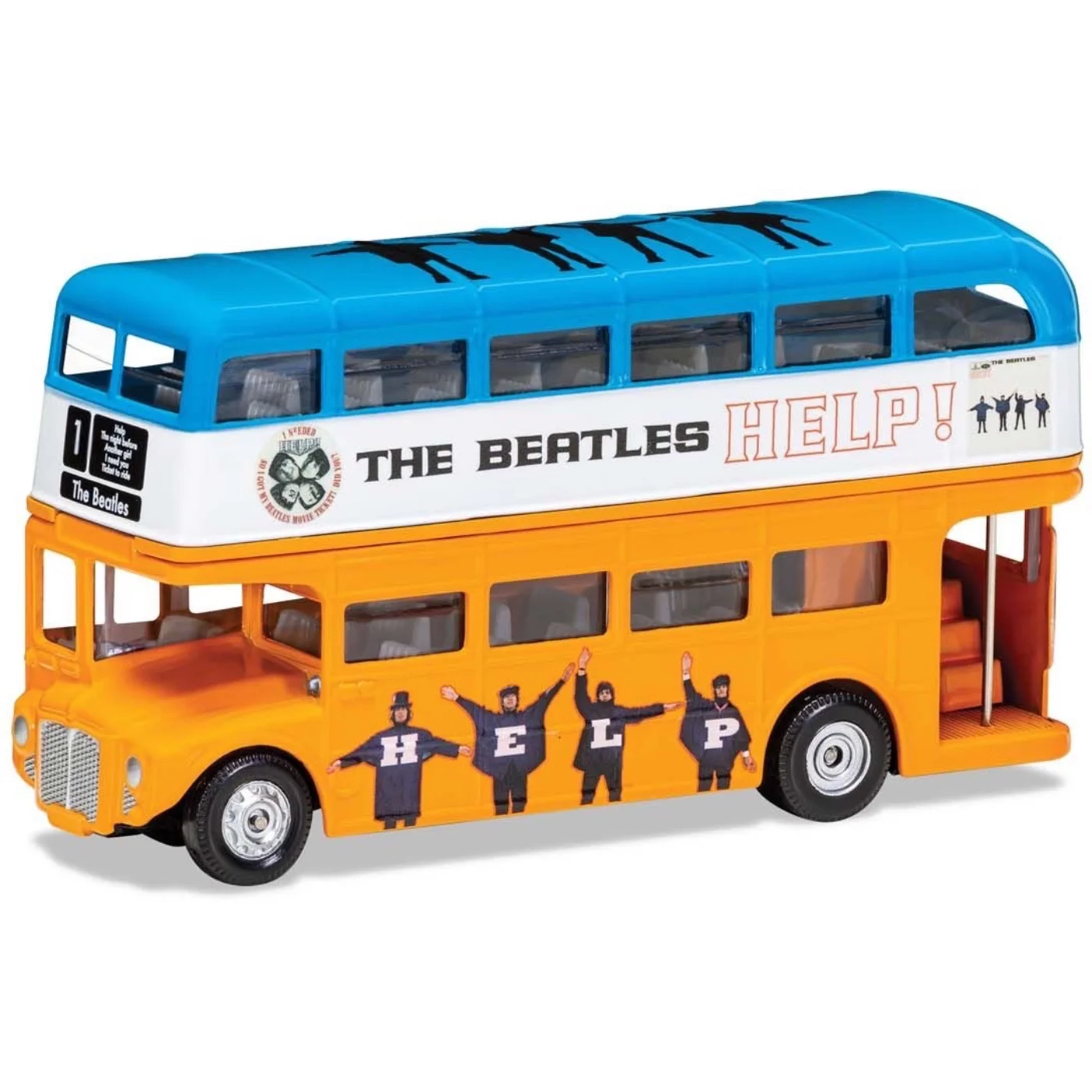 Läs mer om The Beatles - London Bus - Help! - Corgi - 1:64