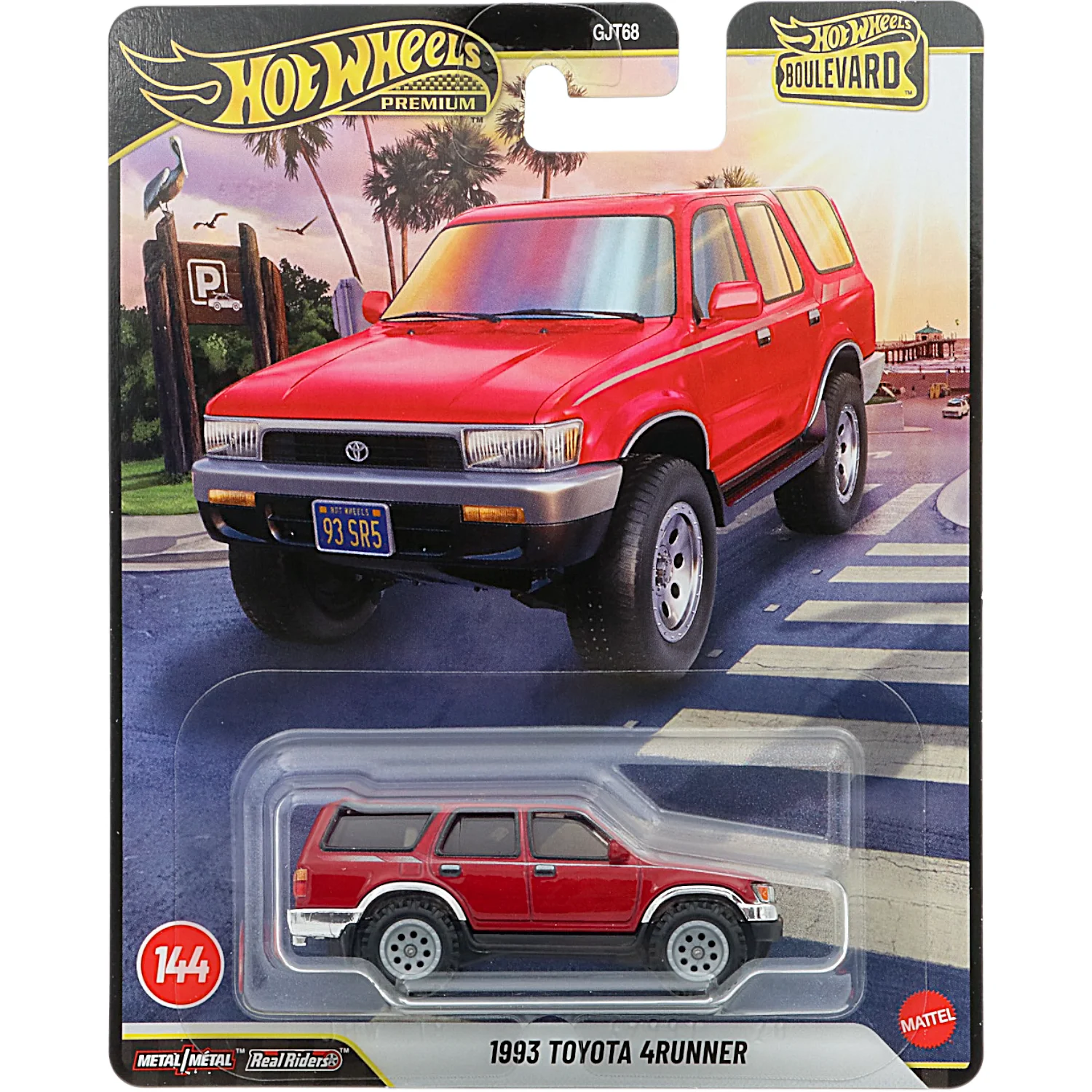 1993 Toyota 4Runner - Röd - Boulevard 144 - Hot Wheels