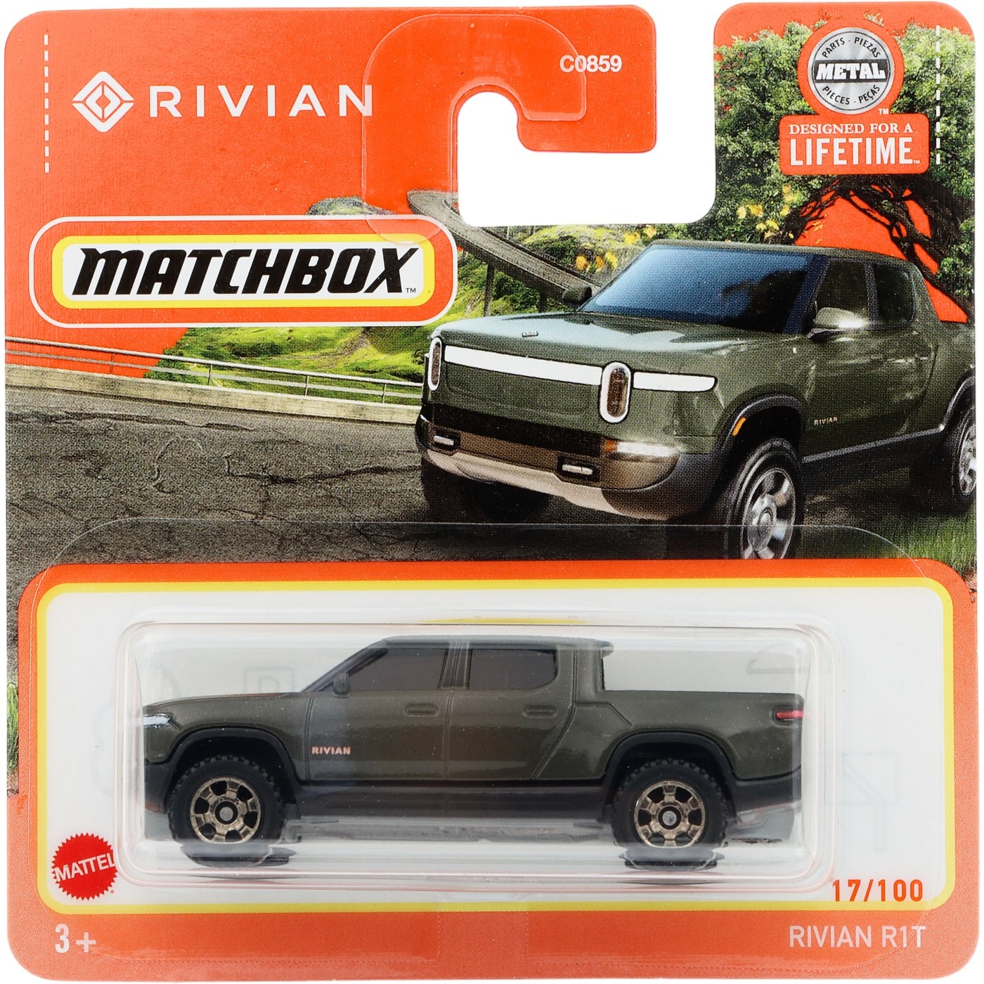 Läs mer om Rivian R1T - Grön - Matchbox