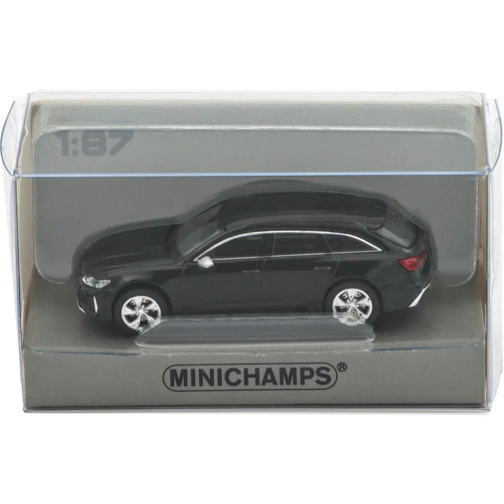 Audi RS6 Avant – 2019 – Black Metallic – Minichamps – 1:87