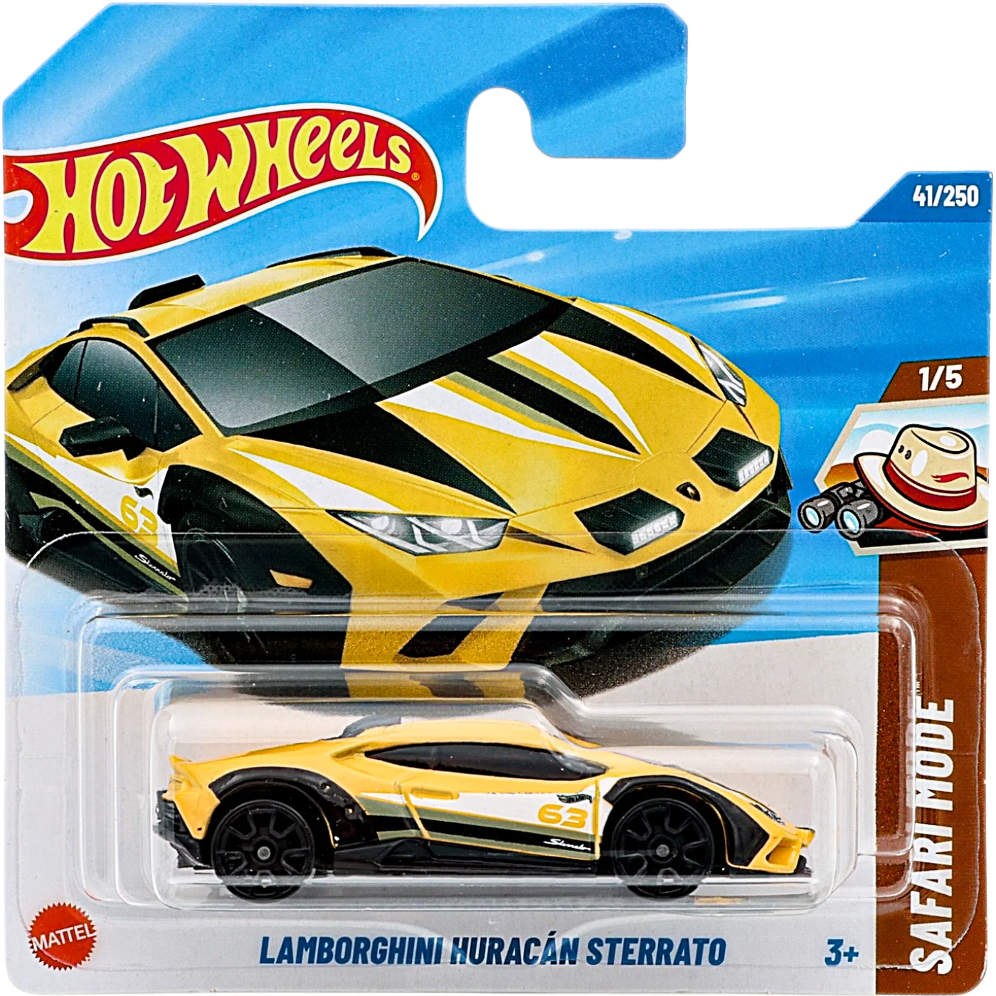 Lamborghini Huracán Sterrato - Gul - Safari Mode - Hot Wheels