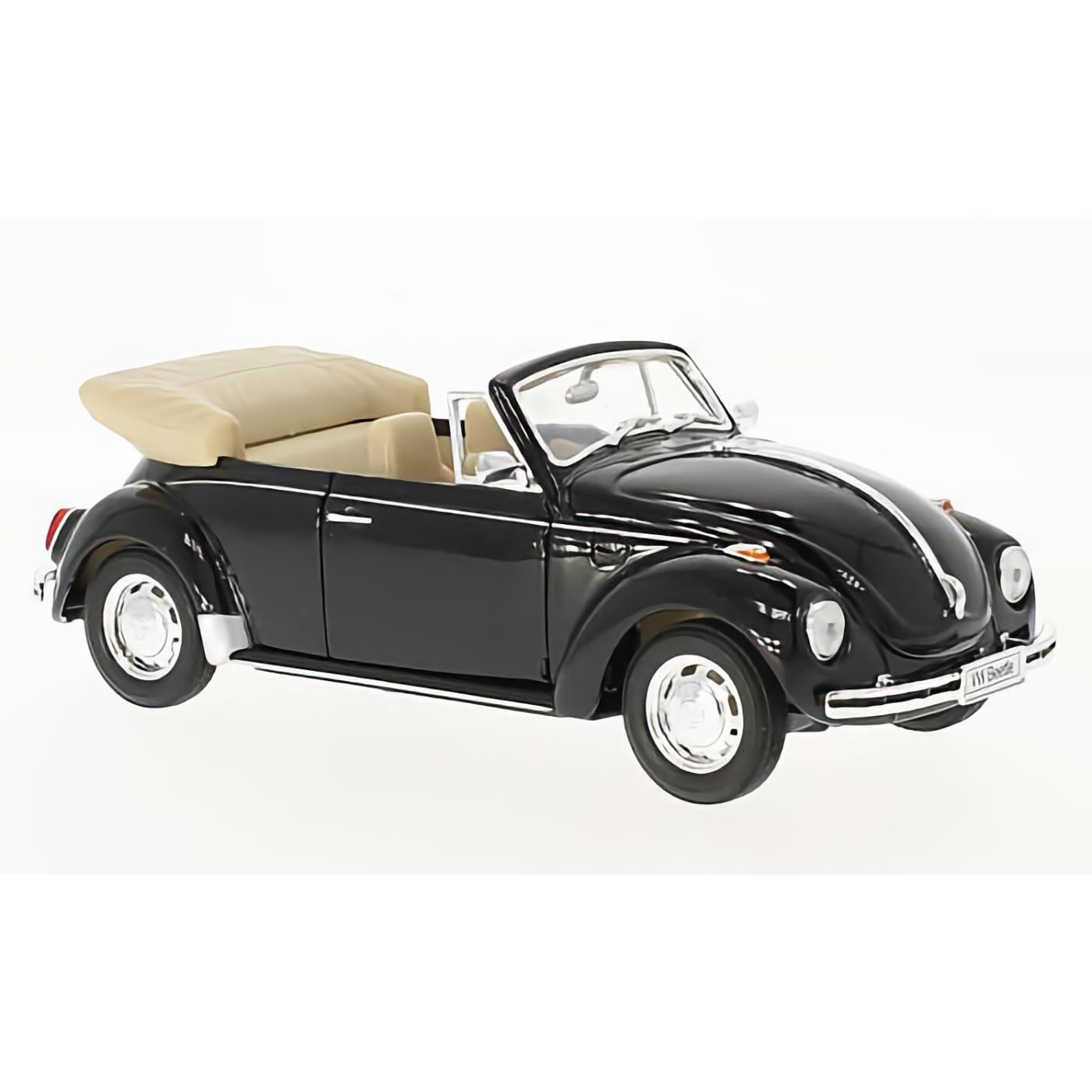 Läs mer om Volkswagen Beetle - Convertible - Svart - 1:24 - Welly