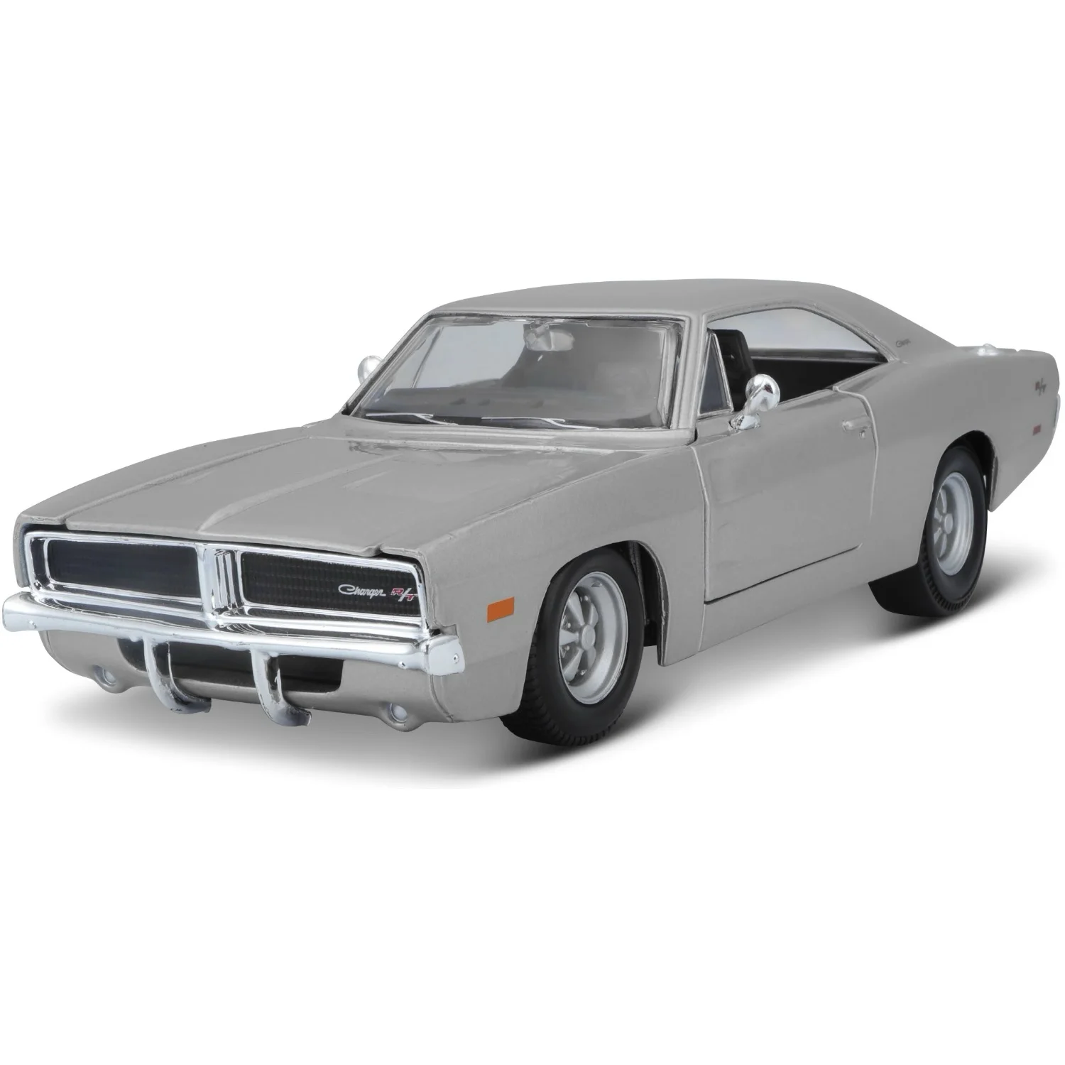 1969 Dodge Charger R/T - Silver - Maisto - 1:25