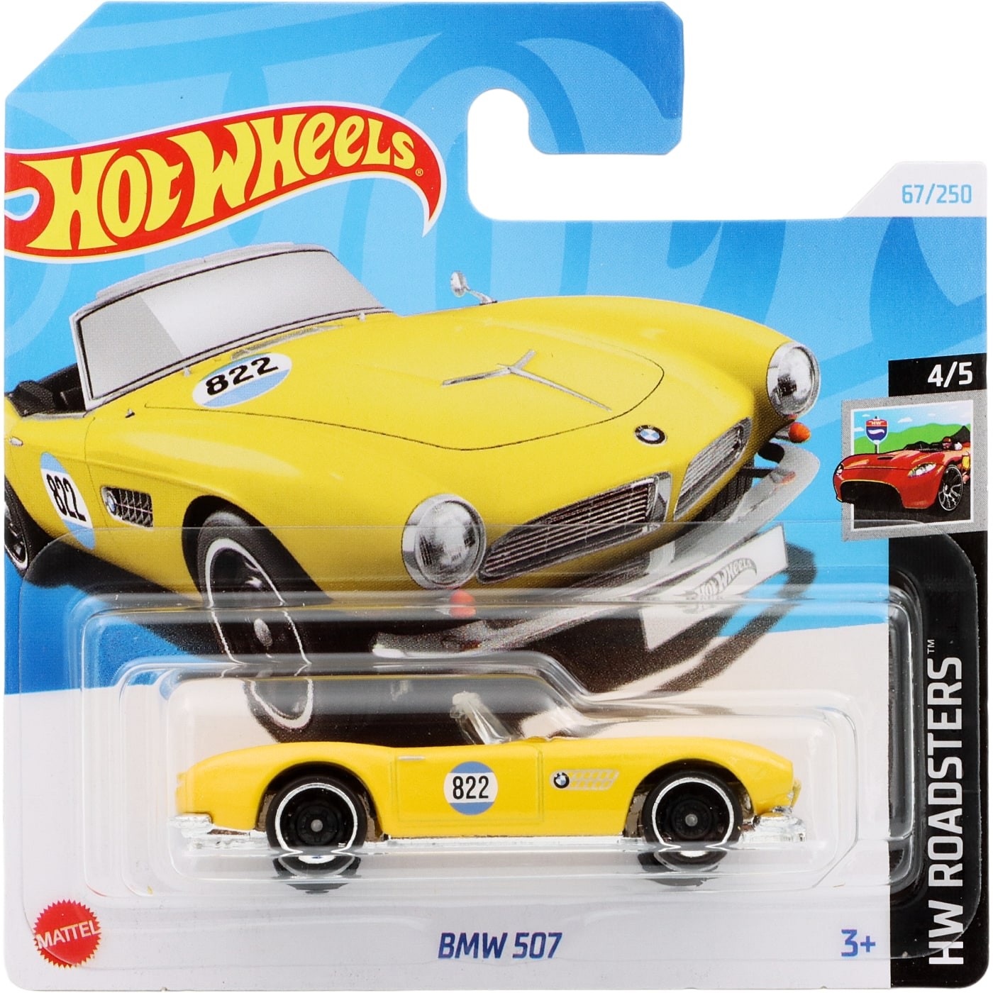 BMW 507 – Gul – HW Roadsters – Hot Wheels