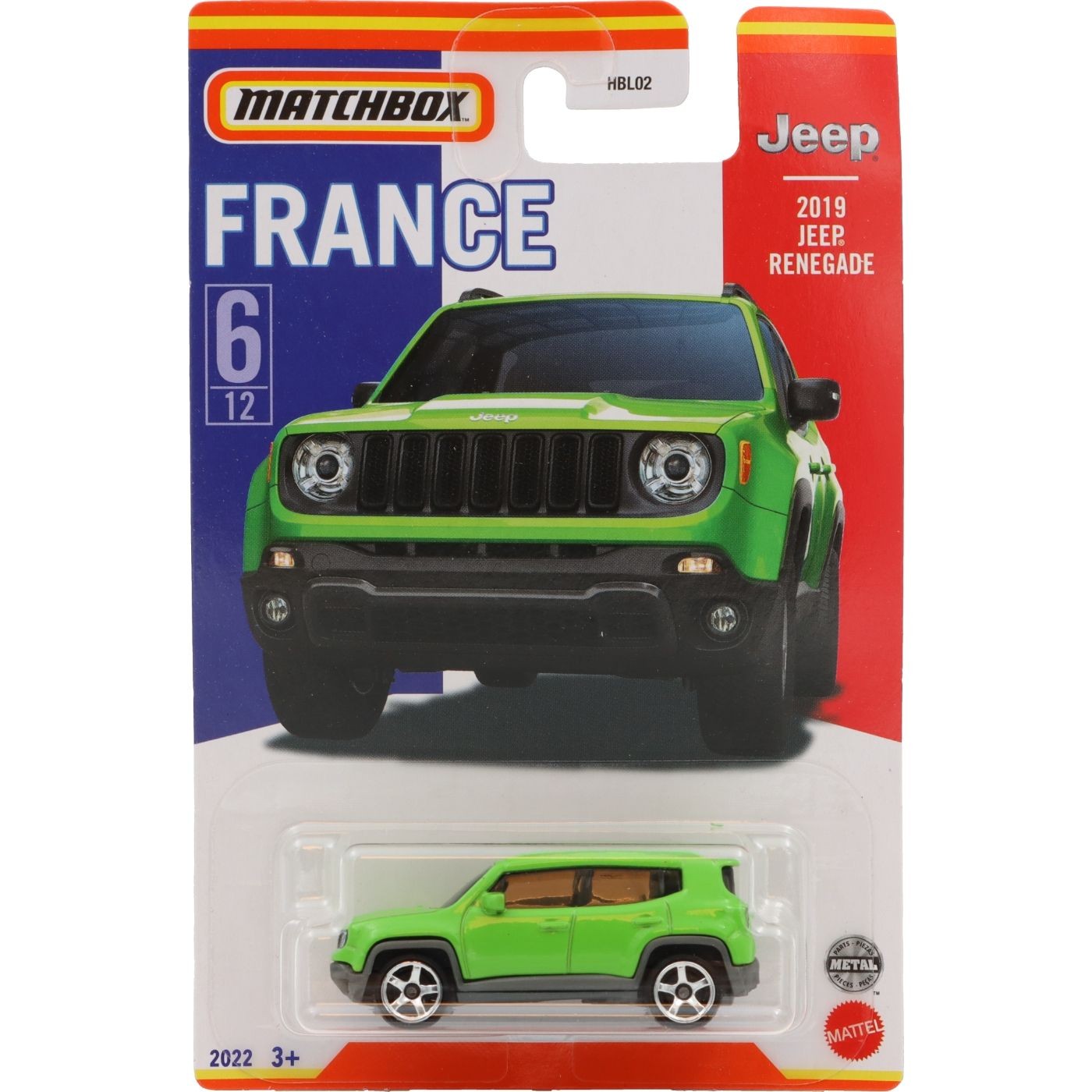 2019 Jeep Renegade – France/Italy – Matchbox