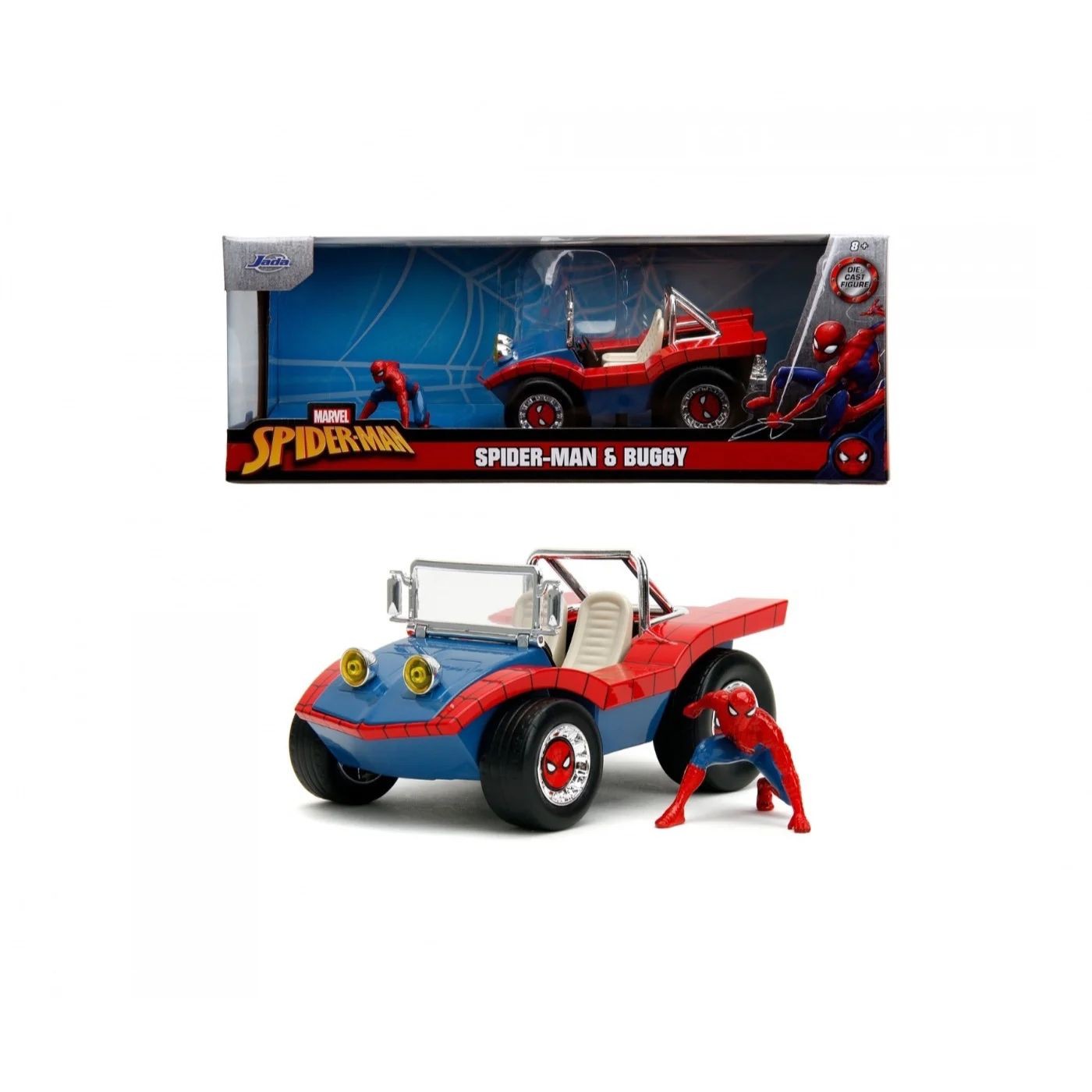 Läs mer om Spider-Man & Buggy - Jada Toys - 1:24