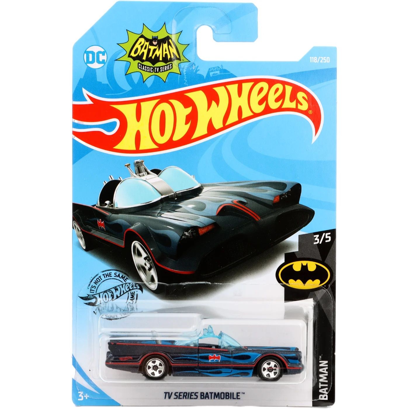 Läs mer om TV Series Batmobile - Batman - Blå - Hot Wheels