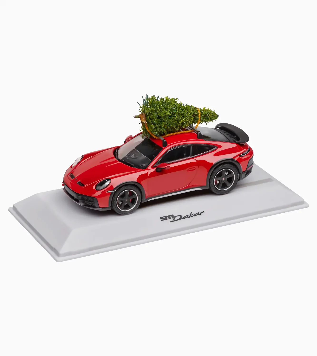 Porsche 911 (992) Dakar - Röd med julgran - Spark - 1:43