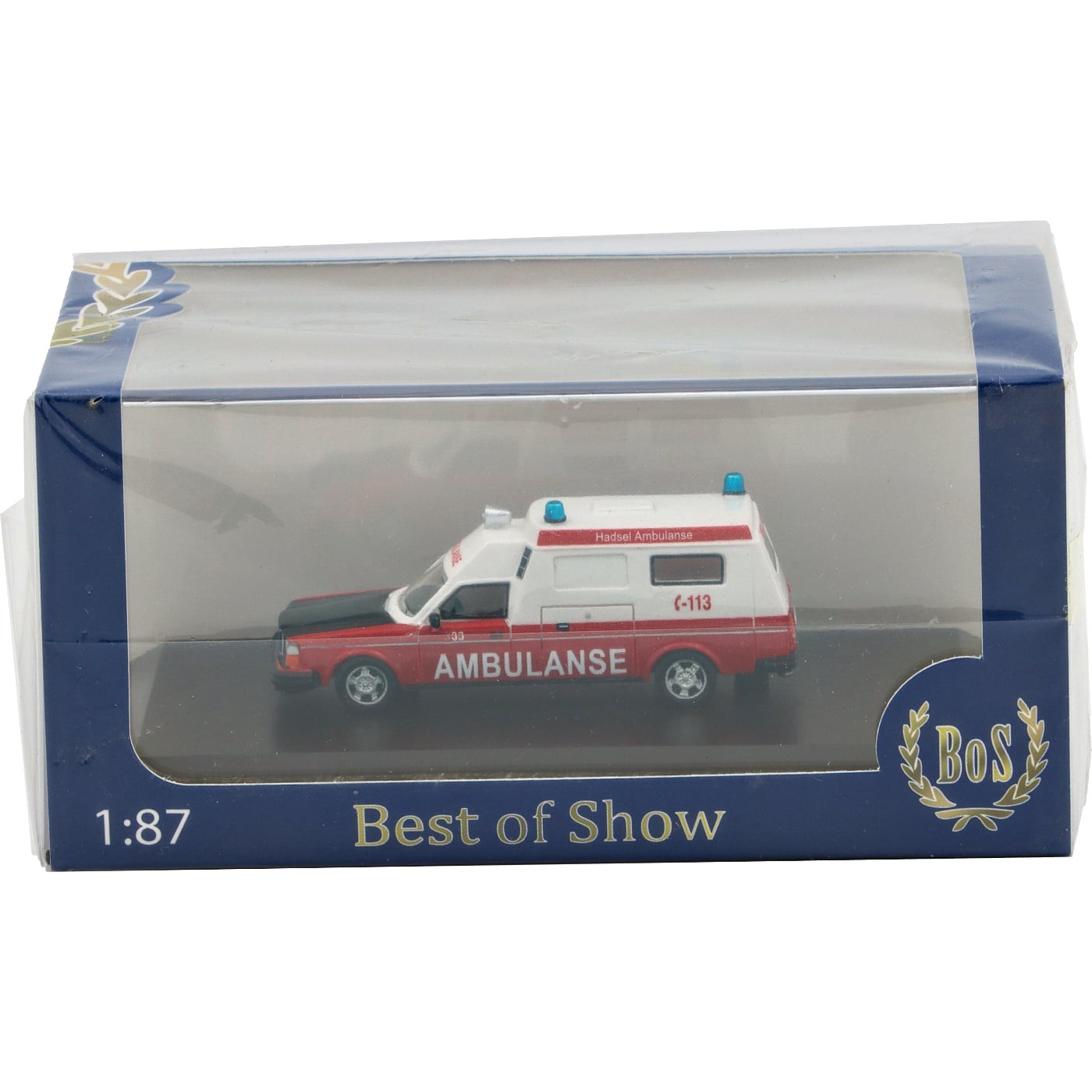 Läs mer om Volvo 265 Ambulance Norway - 1985 - Best of Show - 1:87