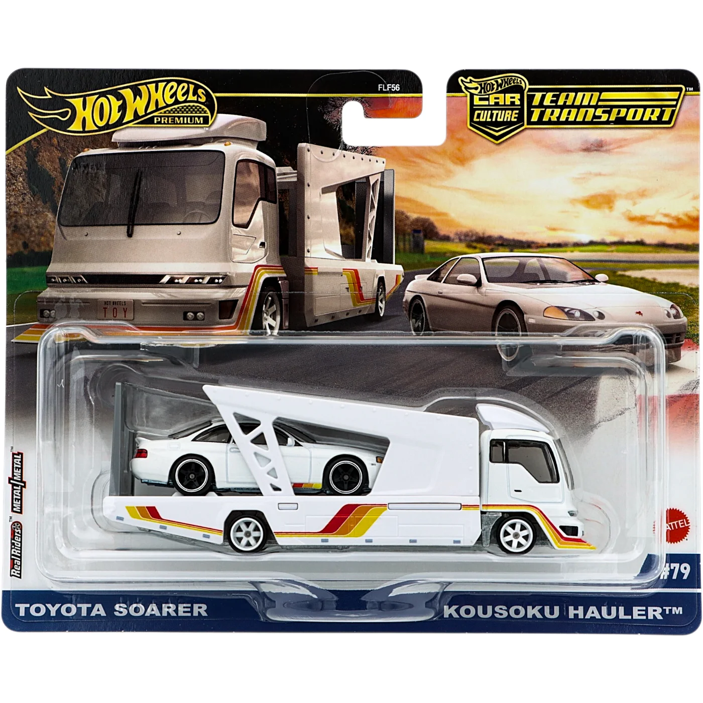 Toyota Soarer + Kousoku Hauler - Team Transport - Hot Wheels
