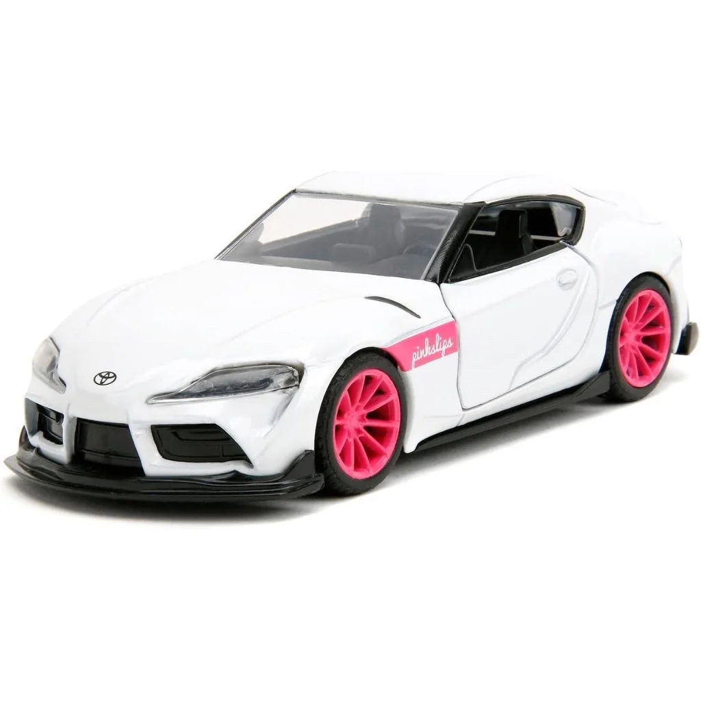 2020 Toyota Supra – Vit – Pink Slips – Jada Toys – 13 cm