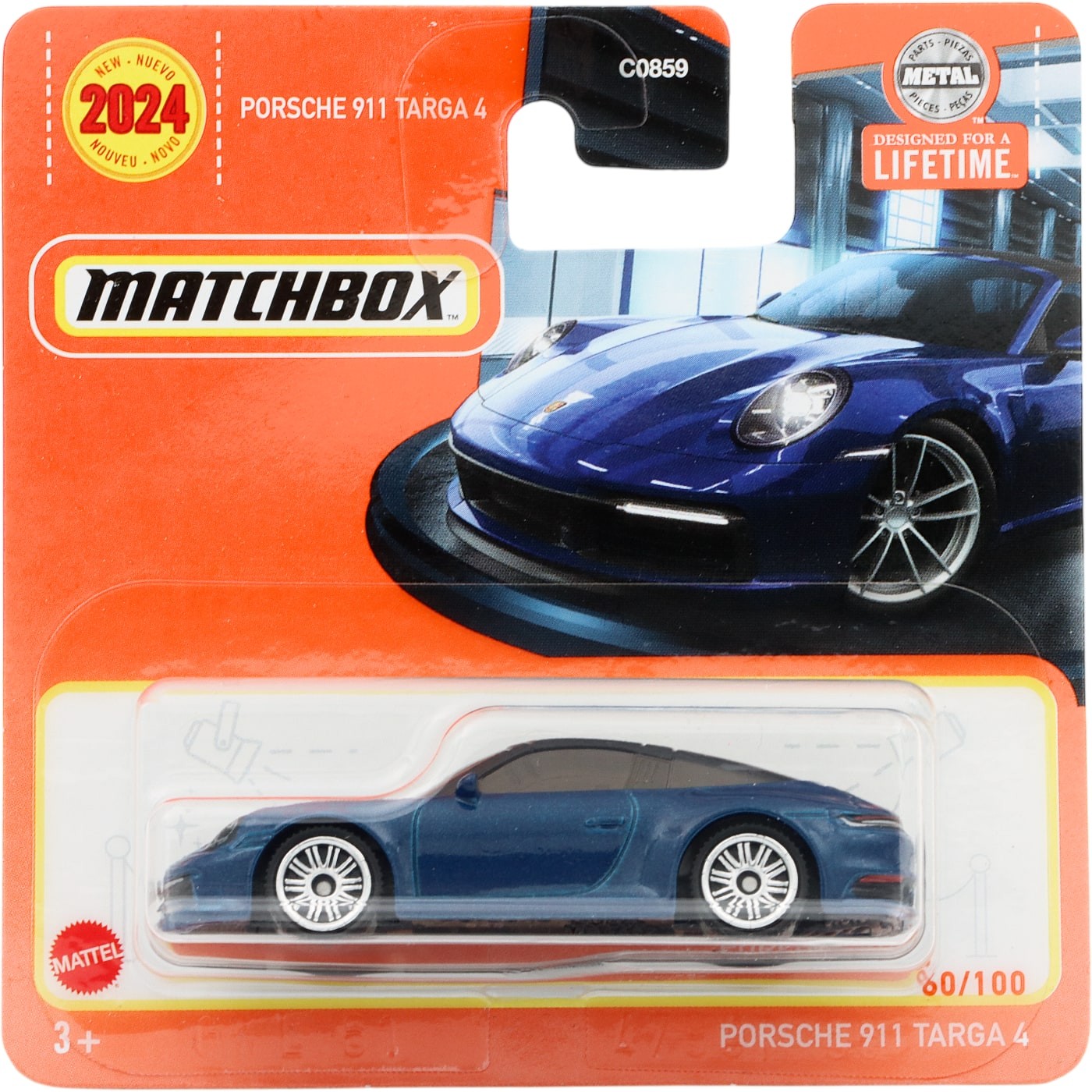 Läs mer om Porsche 911 Targa 4 - Blå - Matchbox