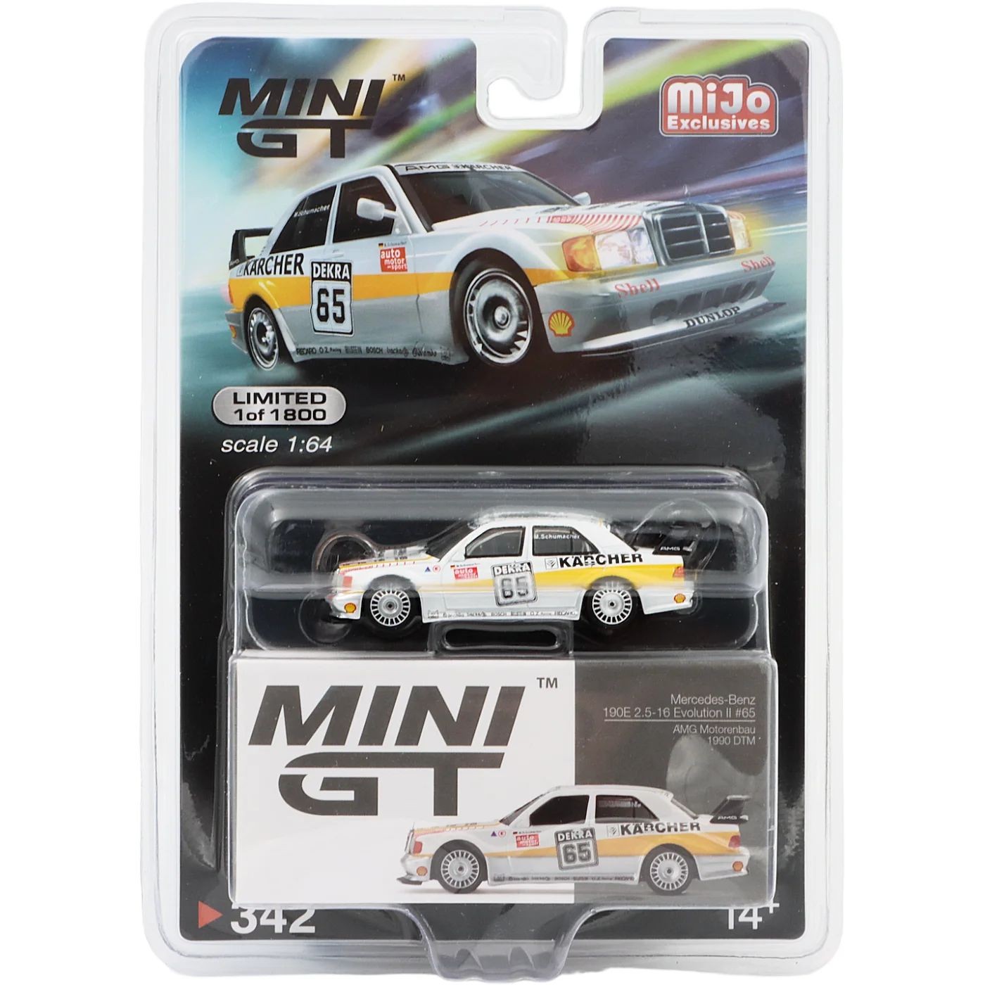 Läs mer om Mercedes-Benz 190E AMG Motorenbau 1990 DTM - Mini GT - 1:64