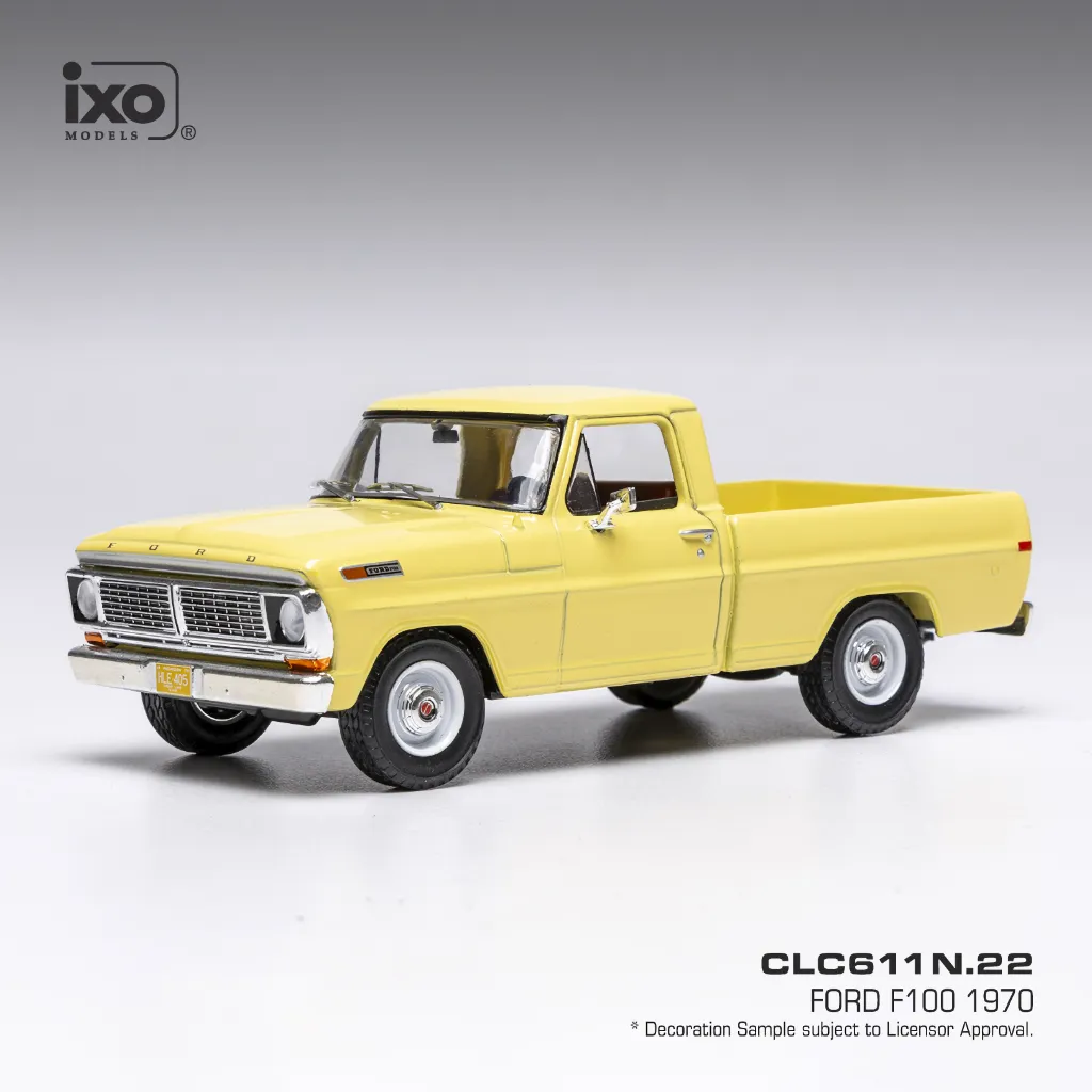Ford F-100 - 1970 - Ljusgul - Ixo Models - 1:43