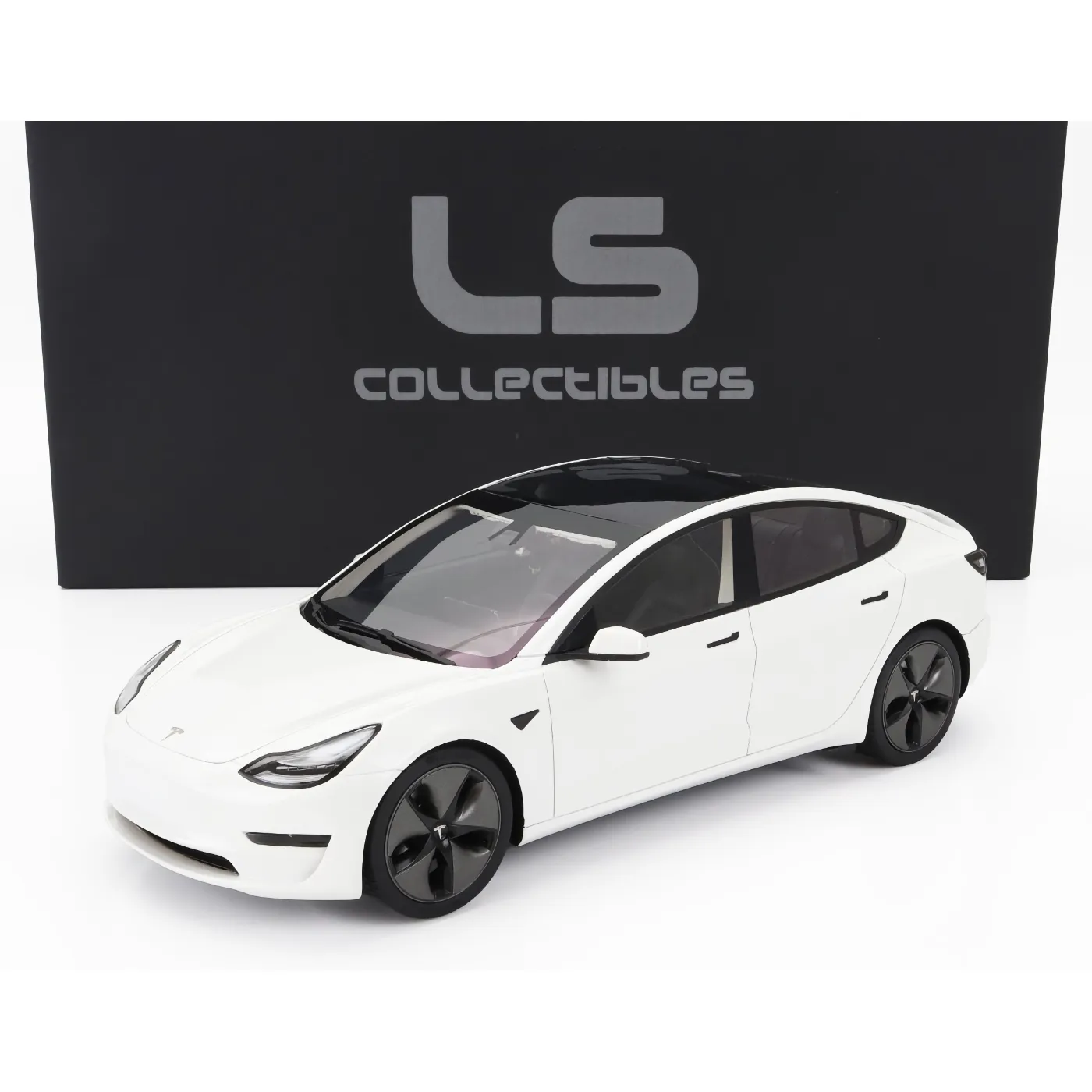 Läs mer om Tesla Model 3 - 2021 - Vit - LS Collectibles - 1:18