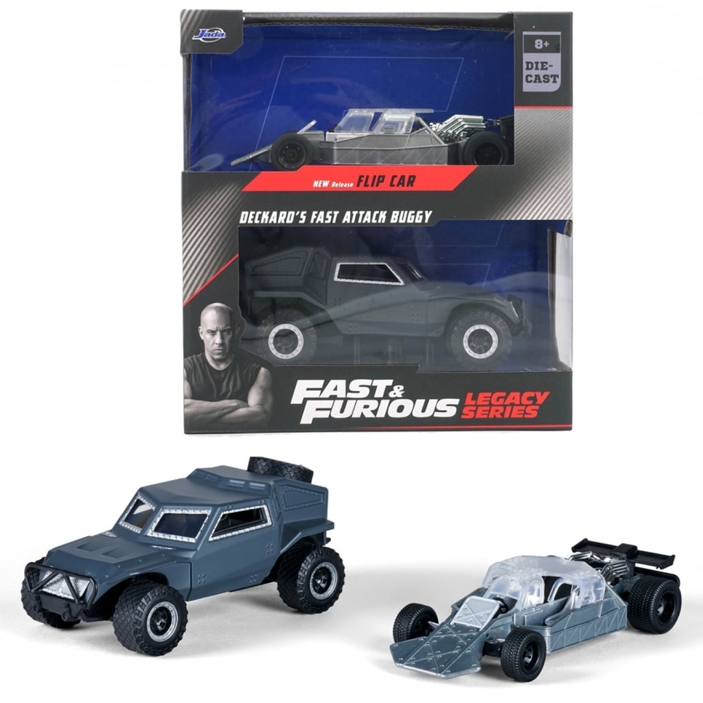 Flip Car + Deckards Fast Attack Buggy – Jada Toys – 1:32