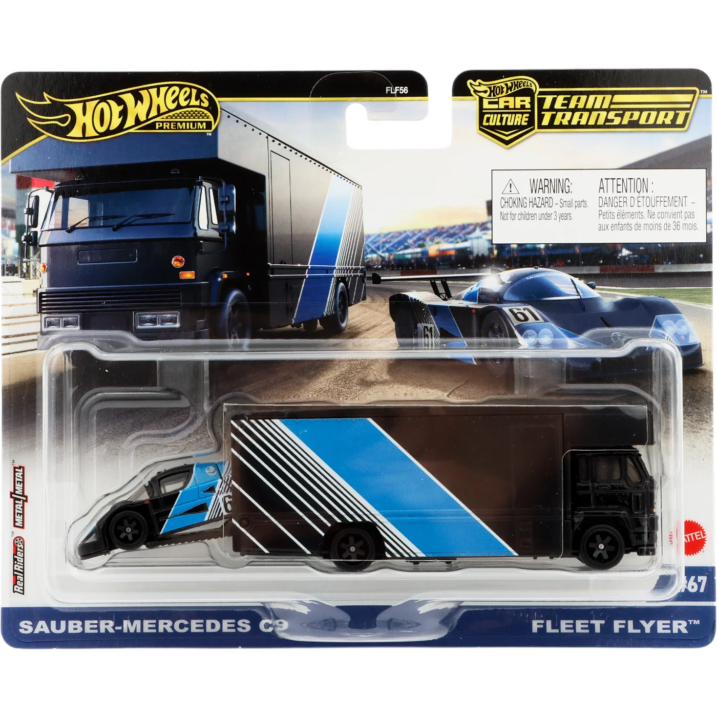 Sauber-Mercedes C9 + Fleet Flyer – TT #67 – Hot Wheels