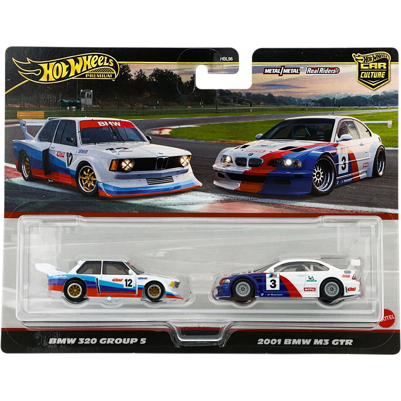 BMW 320 Group 5 + 2001 BMW M3 GTR - 2-pack - Hot Wheels