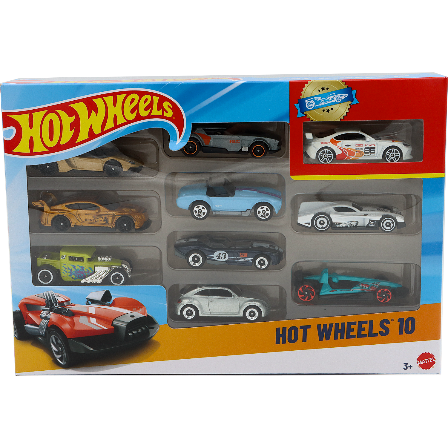 Hot Wheels 10 - Multipack med 10 leksaksbilar