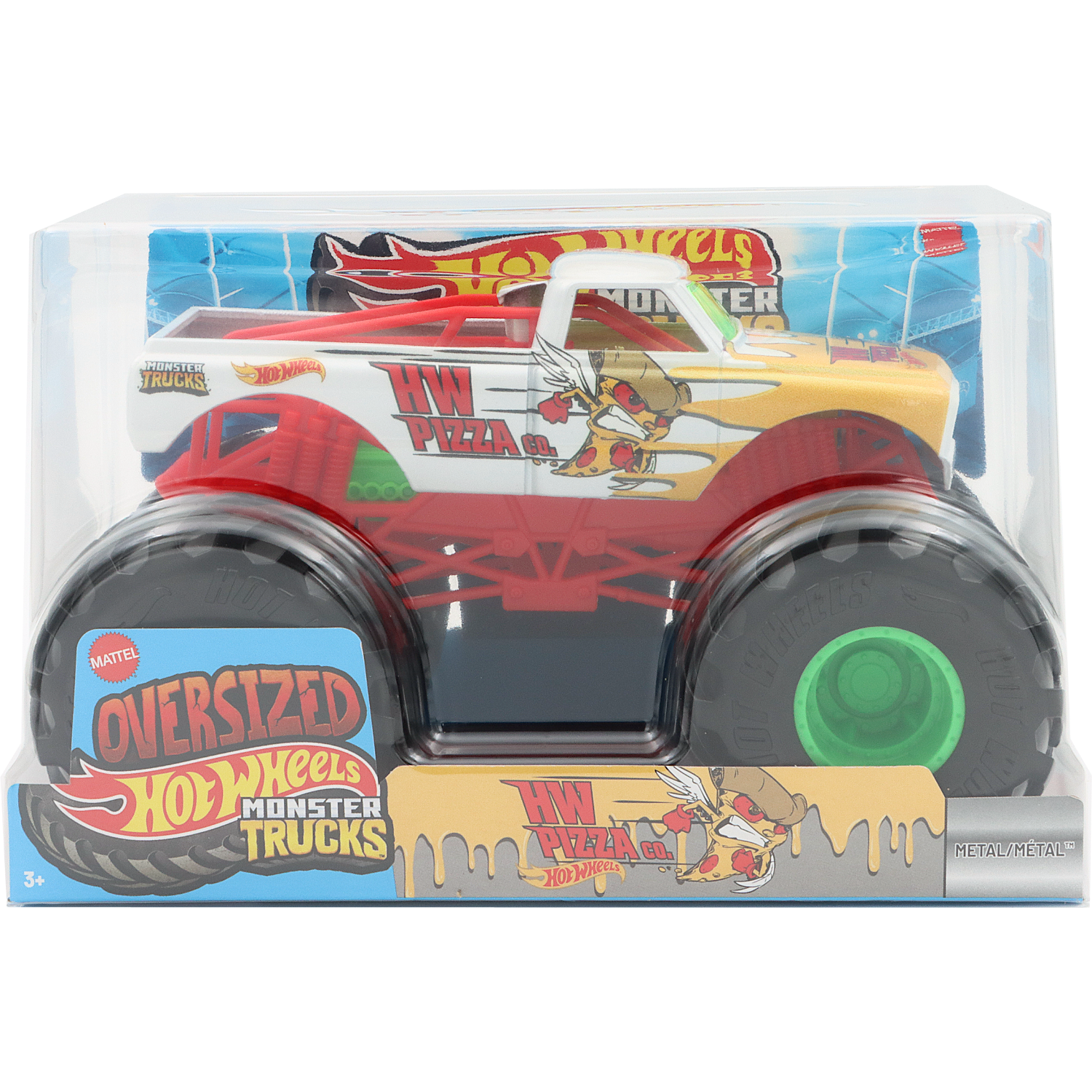 HW Pizza Co. - Hot Wheels Monster Trucks Oversized - 20 cm