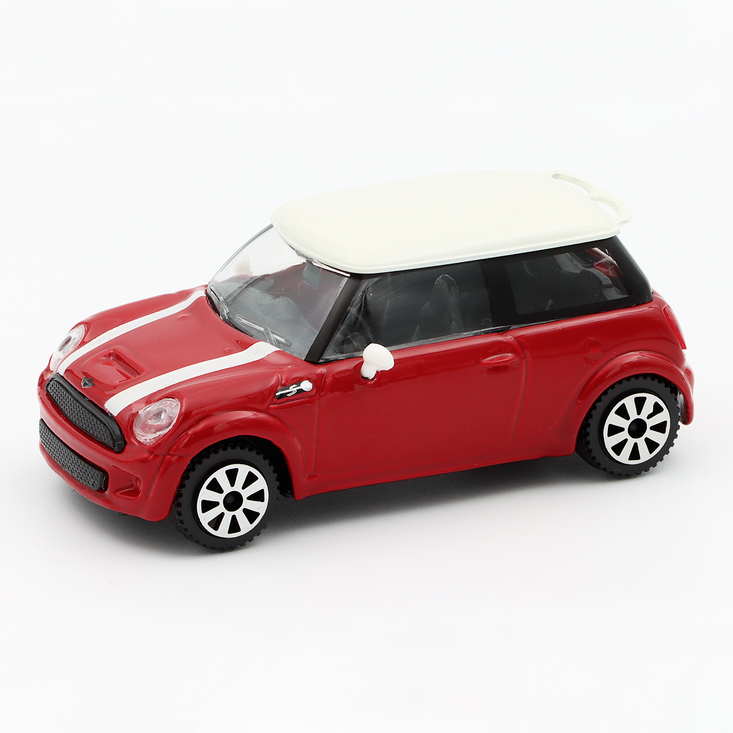 Mini Cooper S - Röd - Bburago - 8 cm