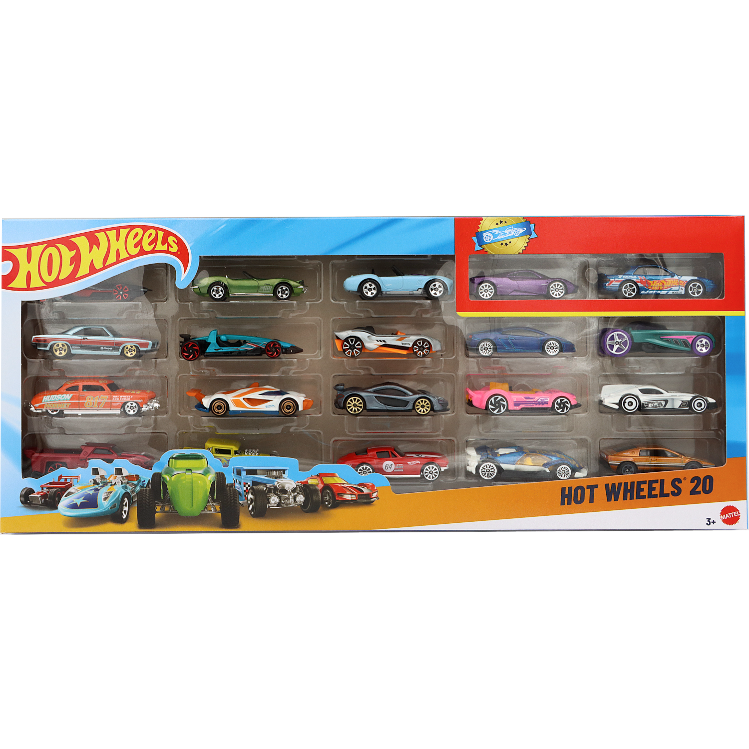 Hot Wheels 20 - Multipack med 20 leksaksbilar