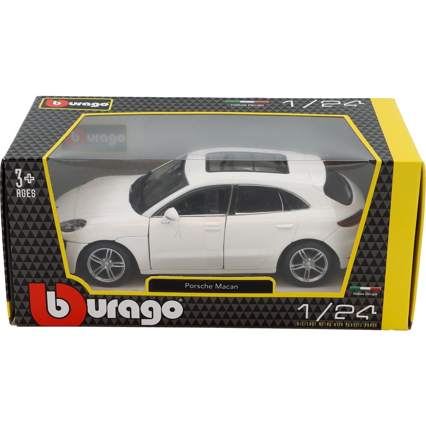 Läs mer om Porsche Macan - Vit - Bburago - 1:24