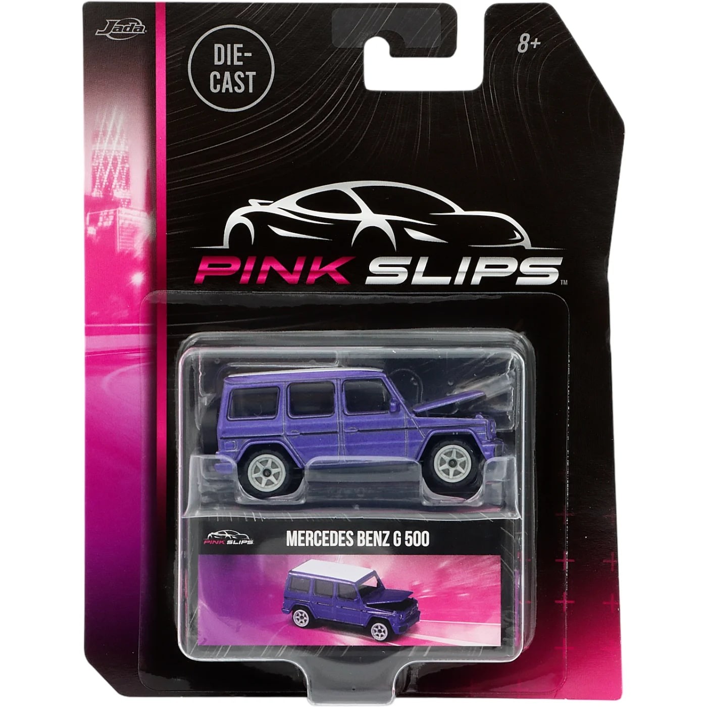 Läs mer om Mercedes-Benz G 500 - Pink Slips - Jada Toys - 7 cm