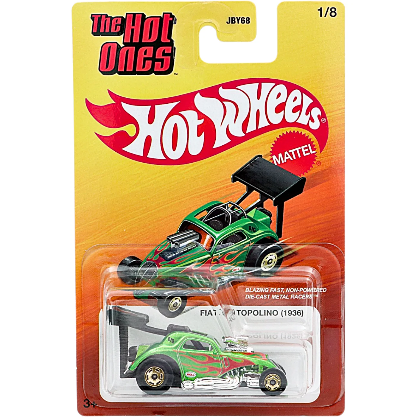 Fiat 500 Topolino (1936) - Grön - The Hot Ones - Hot Wheels