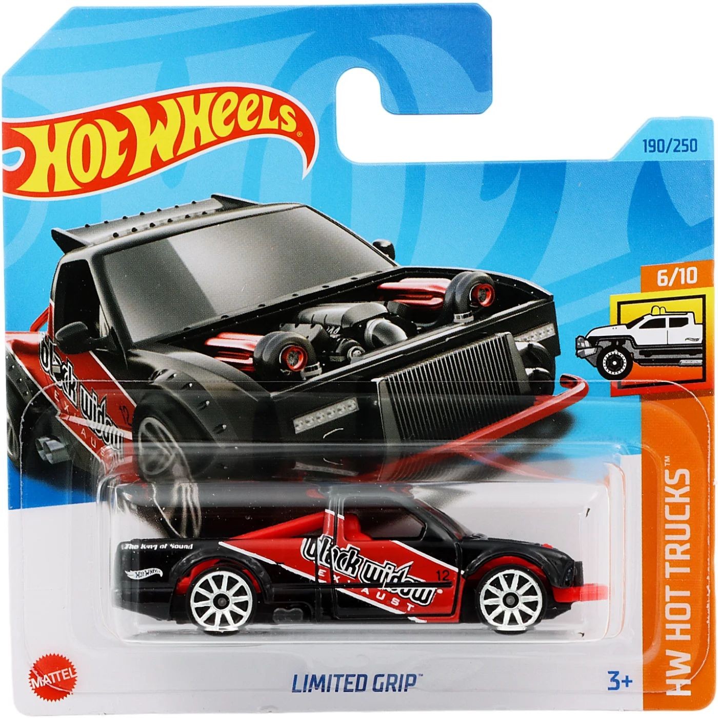 Läs mer om Limited Grip - HW Hot Trucks - Svart - Hot Wheels