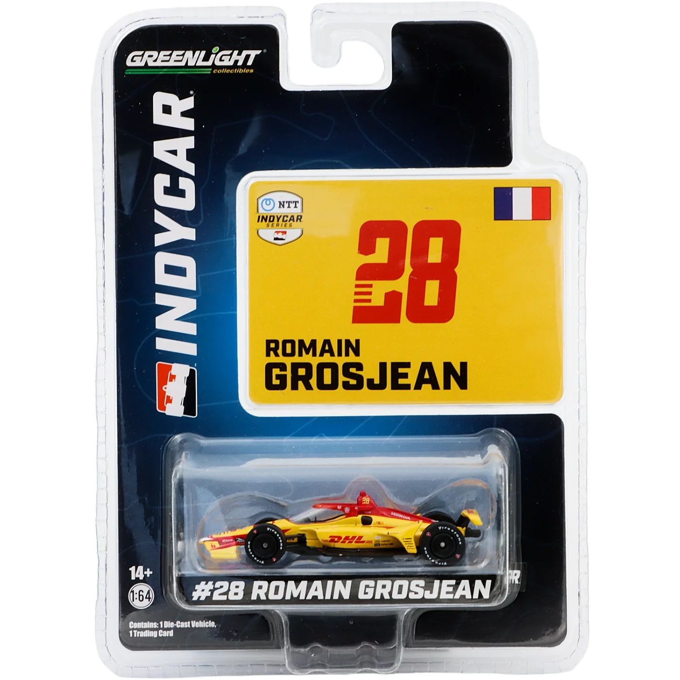 Läs mer om Indycar - 2023 - Romain Grosjean #28 - GreenLight - 1:64