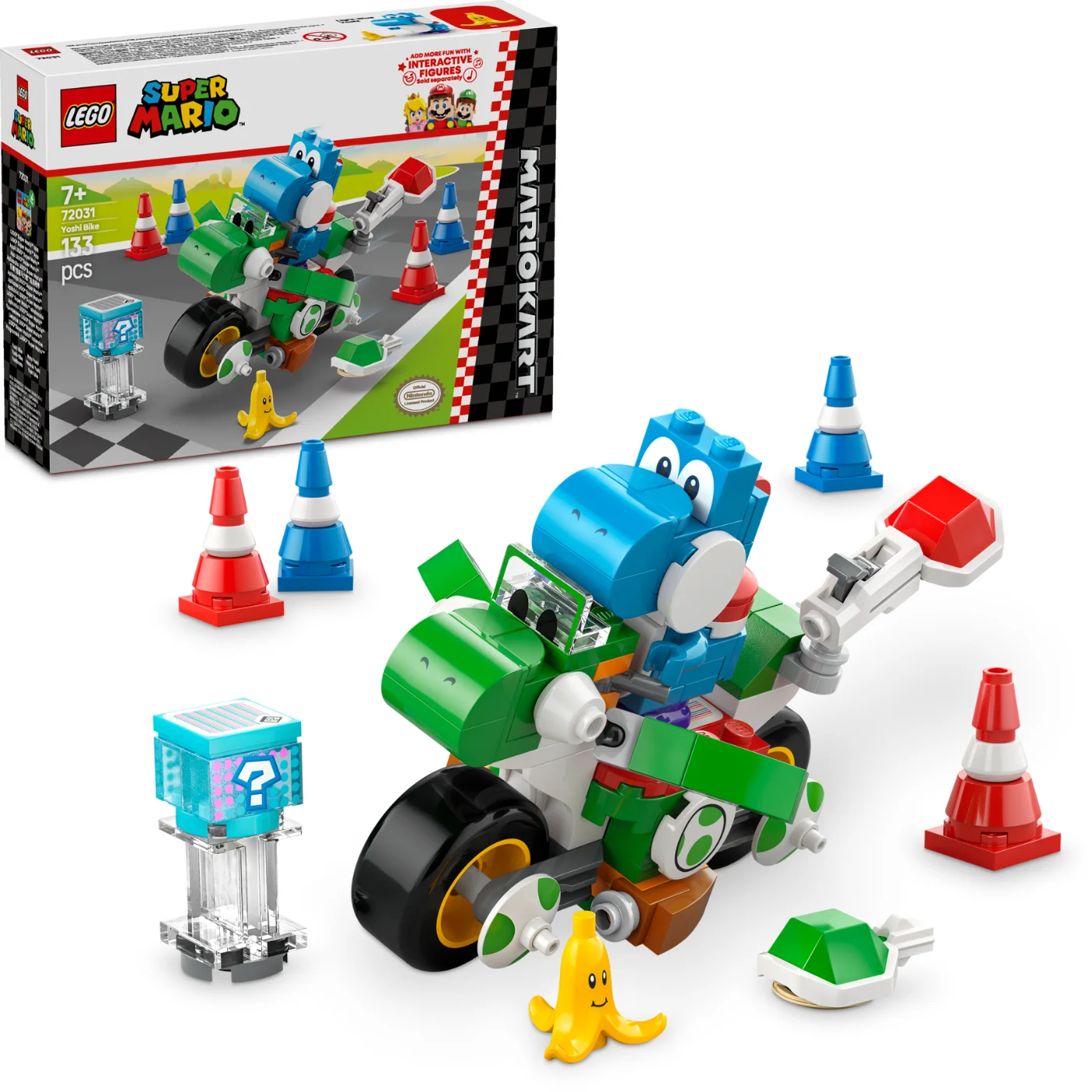 Yoshi Bike - Light-Blue Yoshi - Mario Kart - 72031 - LEGO