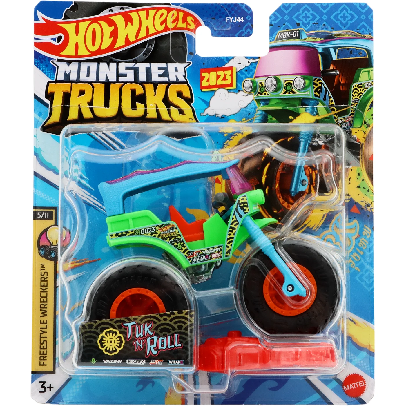 Läs mer om Tuk N Roll - Monster Trucks - Hot Wheels - 9 cm