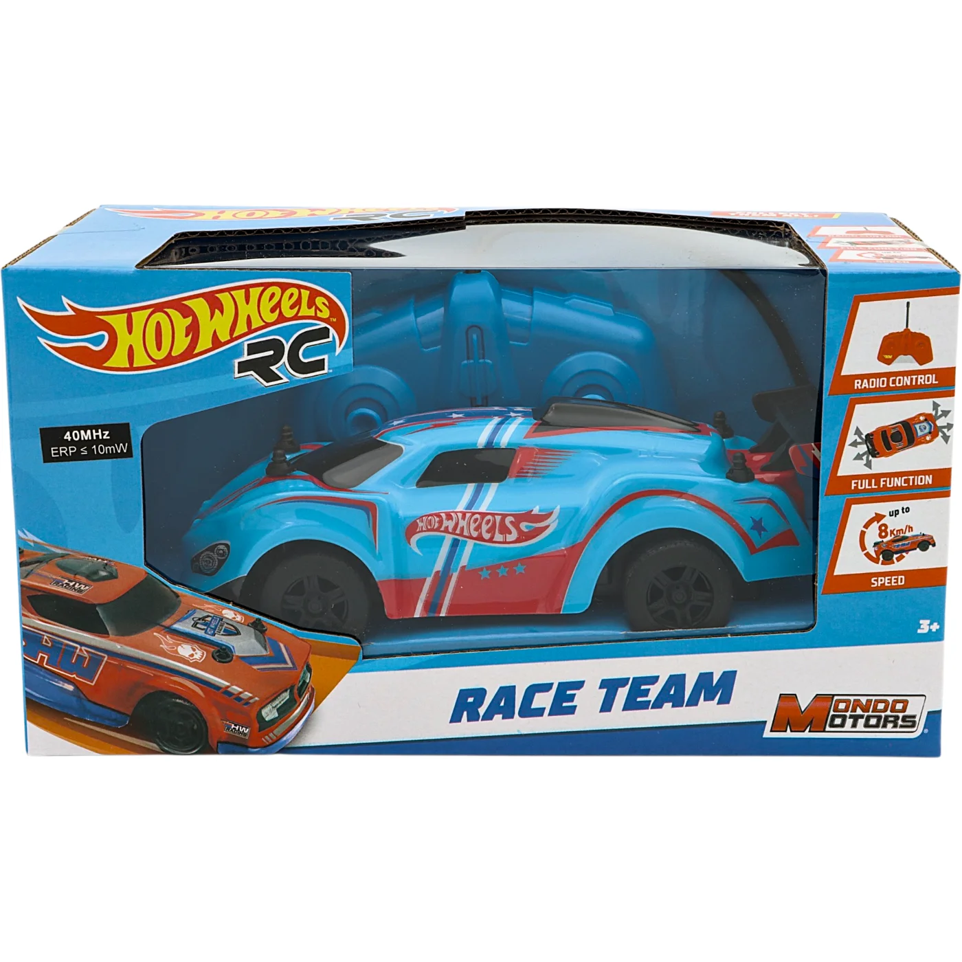 Radiostyrd bil - Race Team - Hot Wheels (Blå)