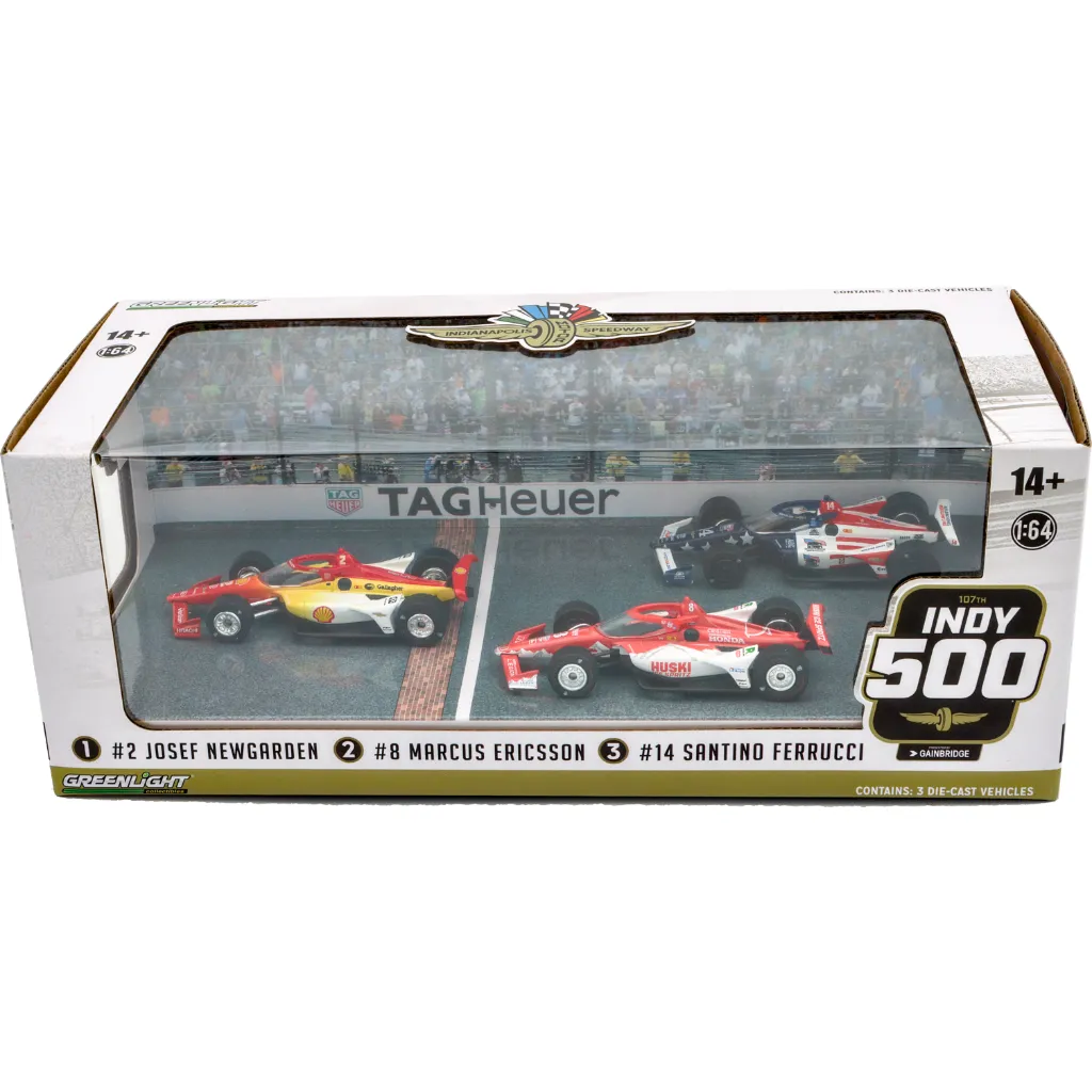 Indy 500 – 2023 – Newgarden Ericsson Ferrucci – Greenlight