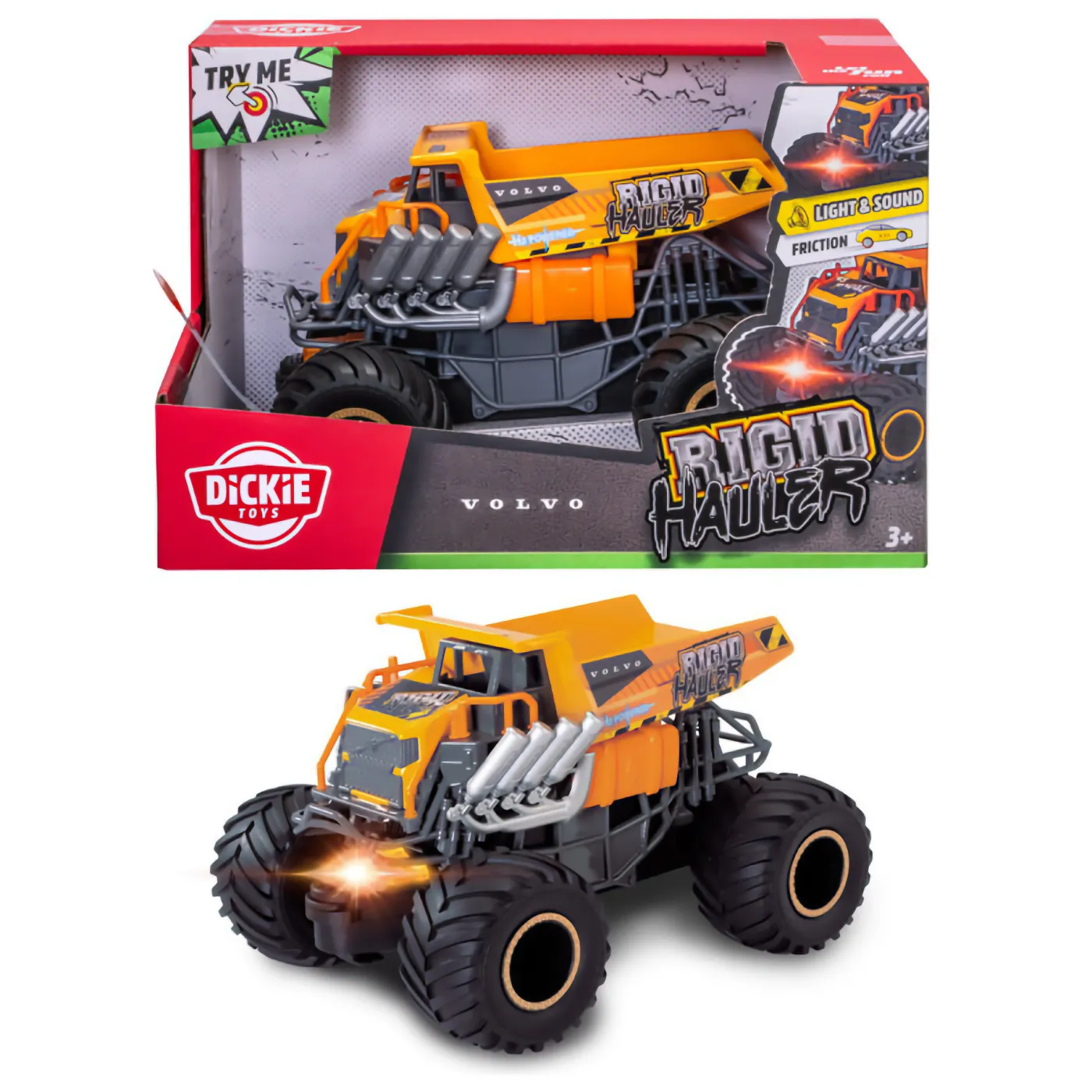 Volvo Rigid Hauler - Monster Truck Dumper - Dickie Toys