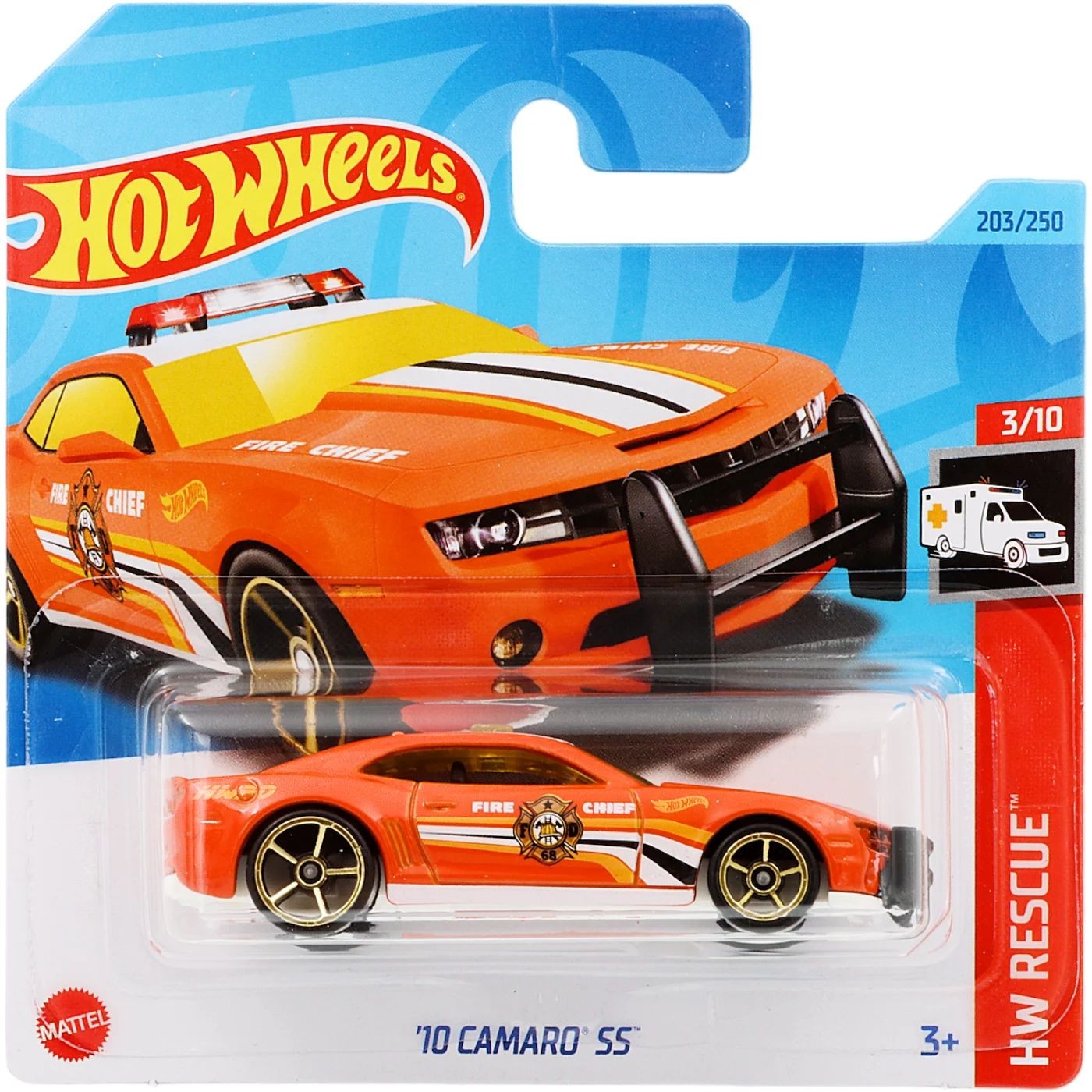 10 Camaro SS – HW Rescue – Orange – Hot Wheels